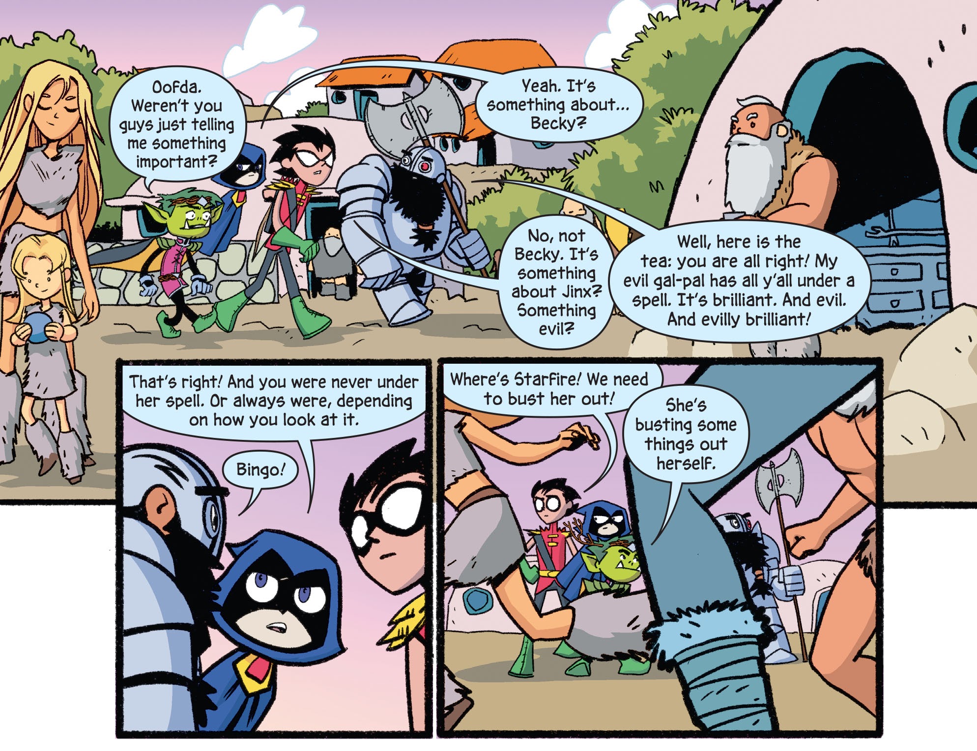 Read online Teen Titans Go! Roll With It! comic -  Issue #9 - 24