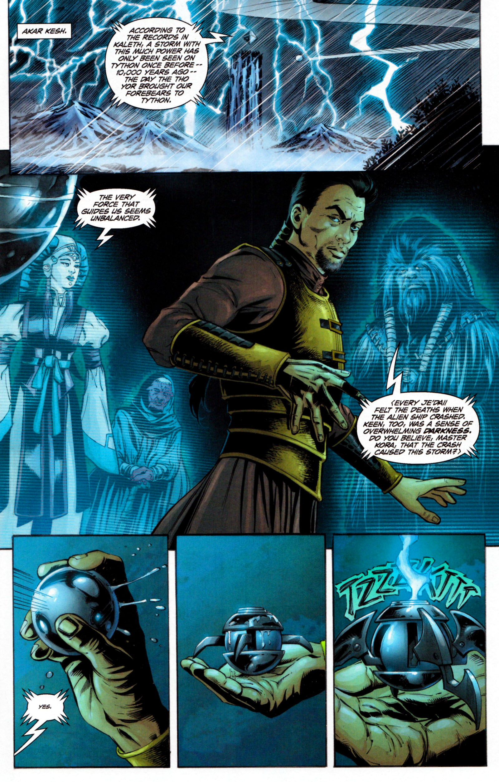 Read online Star Wars: Dawn Of The Jedi - Force Storm comic -  Issue #4 - 3