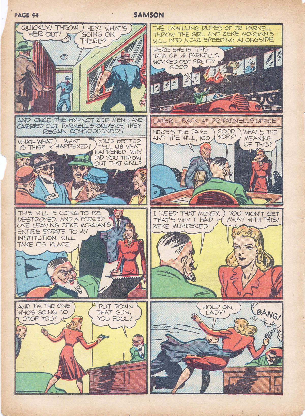 Read online Samson (1940) comic -  Issue #4 - 45