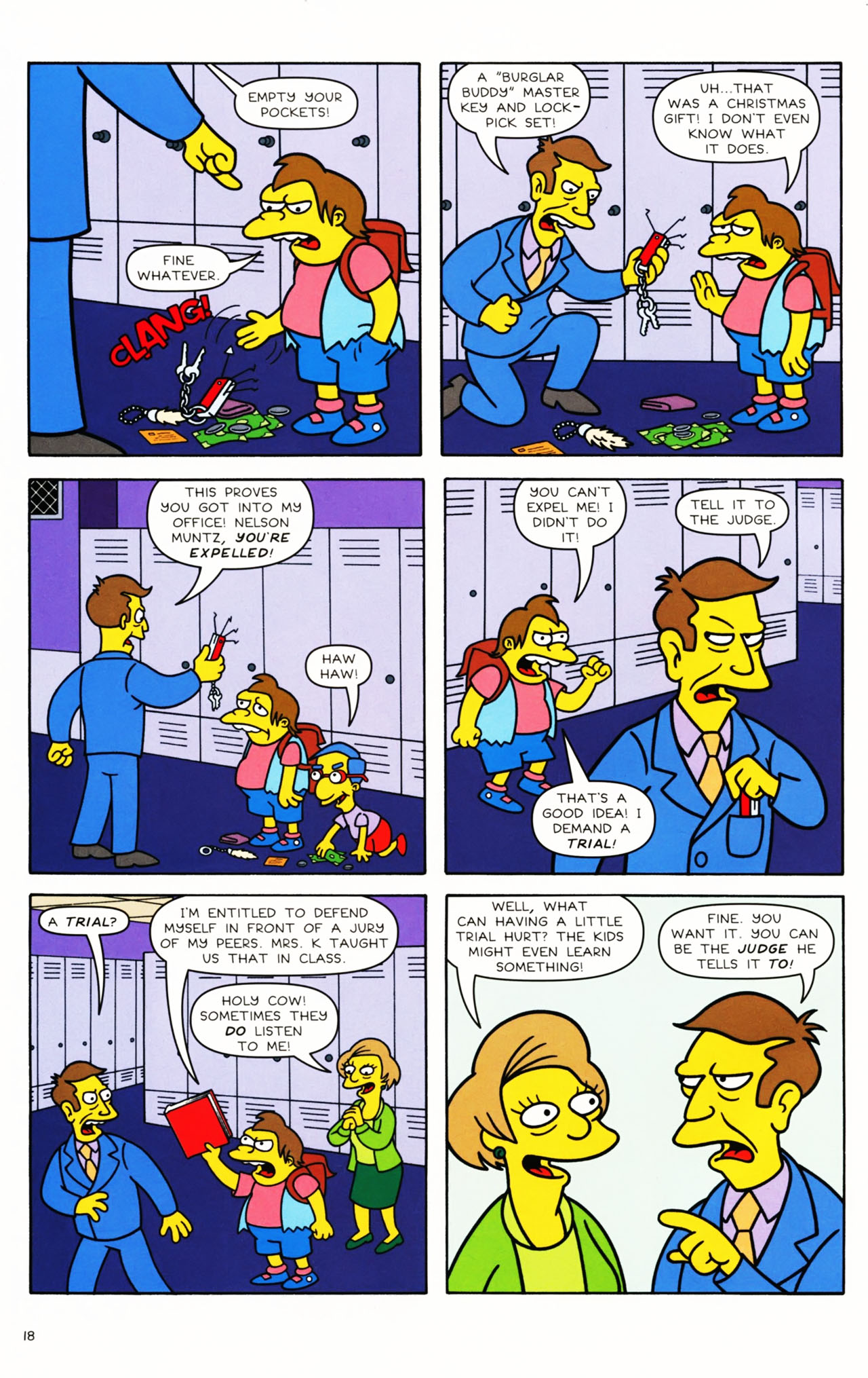 Read online Simpsons Comics Presents Bart Simpson comic -  Issue #49 - 16