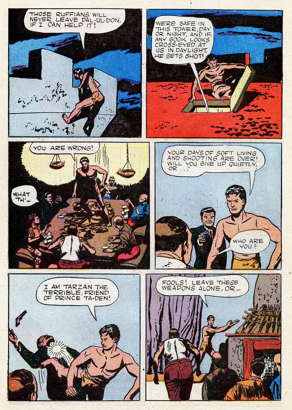 Read online Tarzan (1948) comic -  Issue #16 - 22