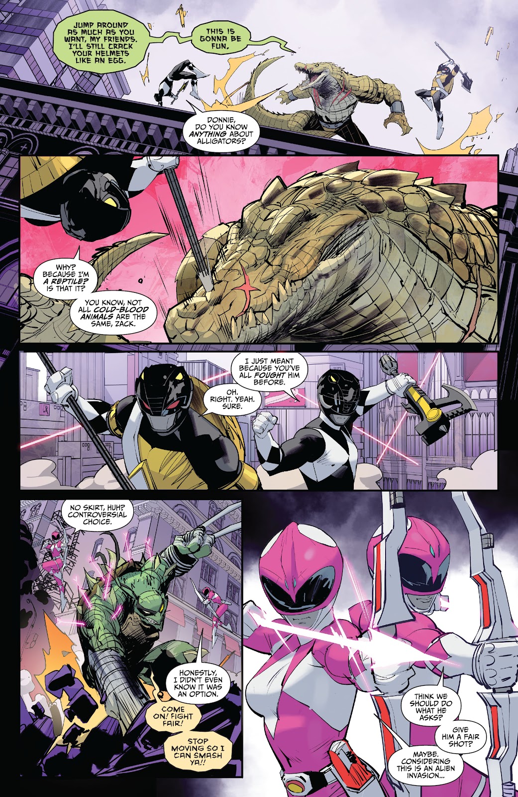 Mighty Morphin Power Rangers/ Teenage Mutant Ninja Turtles II issue 2 - Page 15