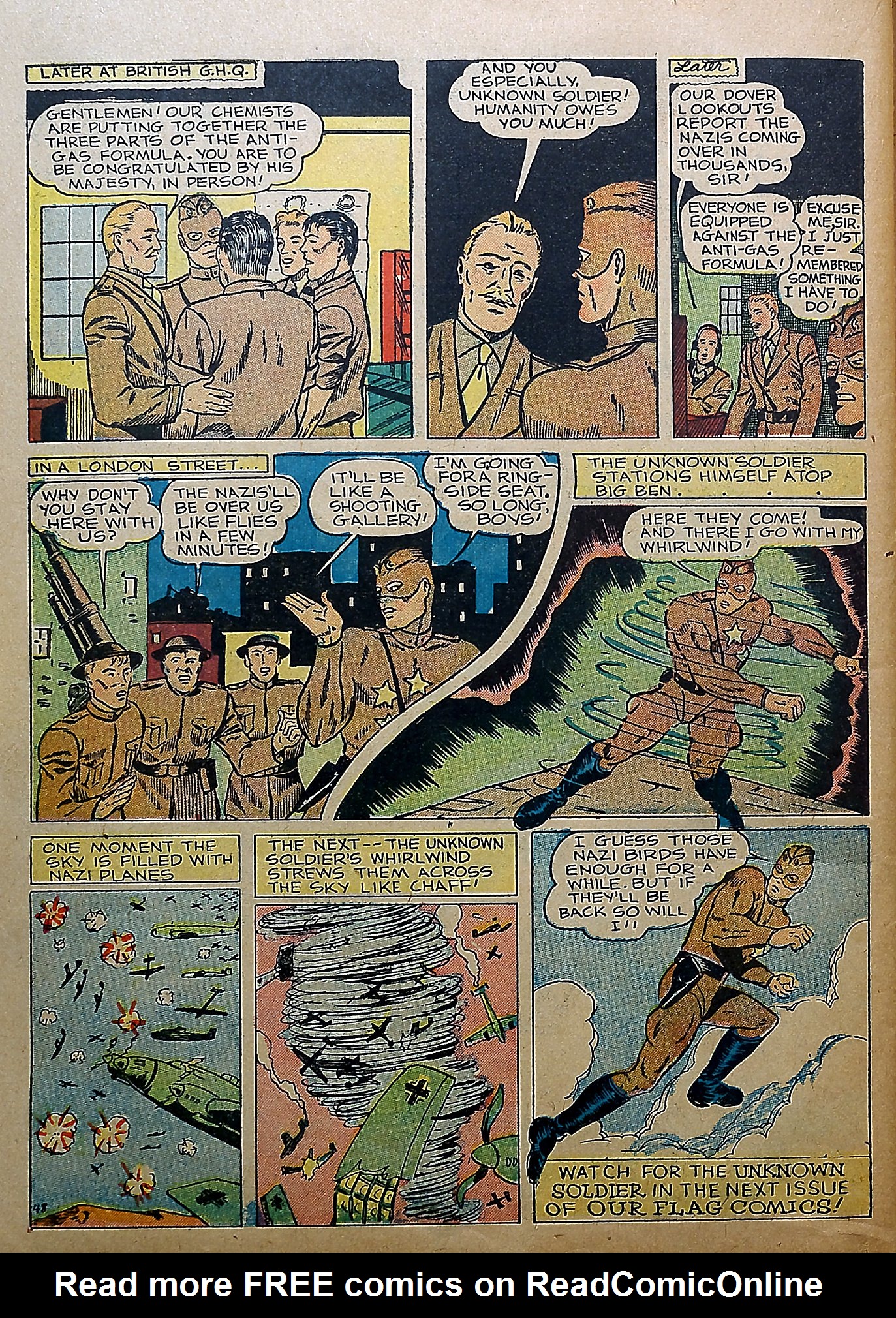 Read online Our Flag Comics comic -  Issue #5 - 45