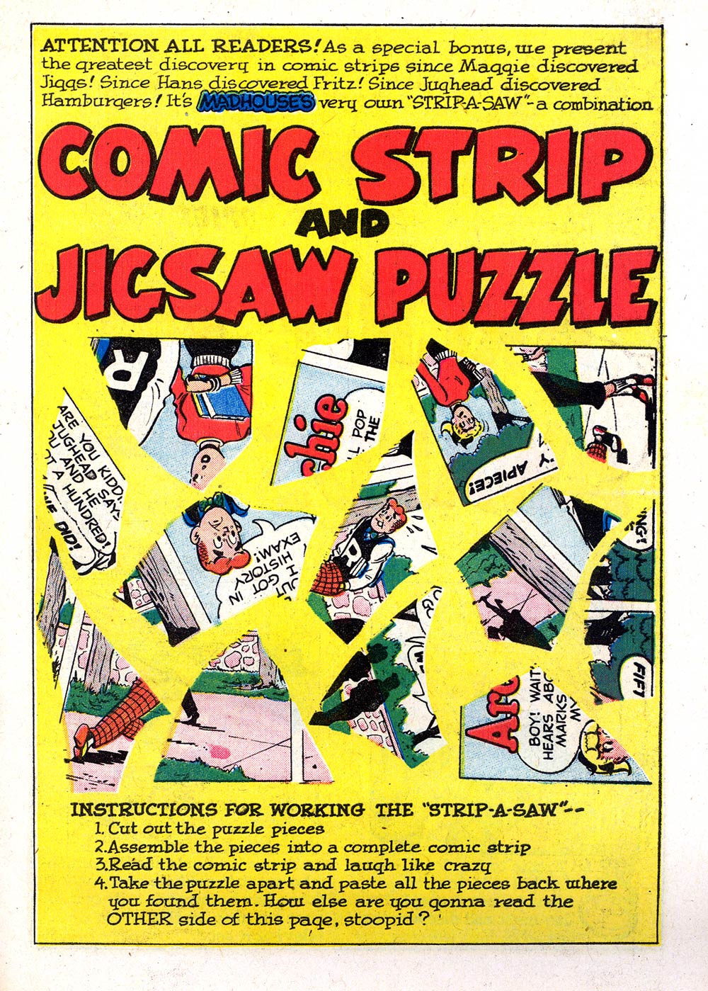 Read online Archie's Madhouse comic -  Issue #1 - 19