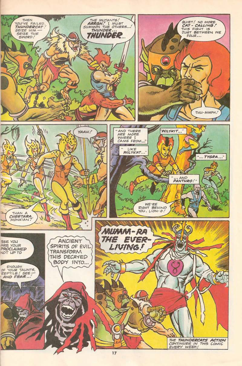 Read online ThunderCats (1987) comic -  Issue #2 - 16