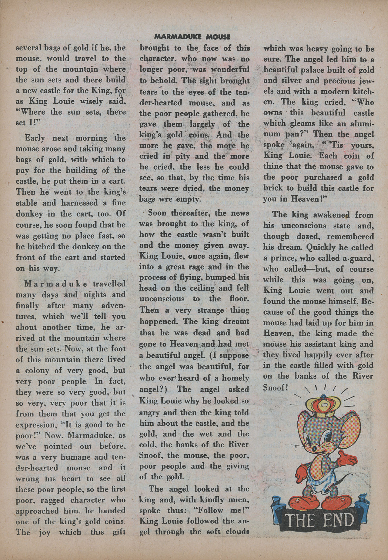 Read online Marmaduke Mouse comic -  Issue #1 - 39