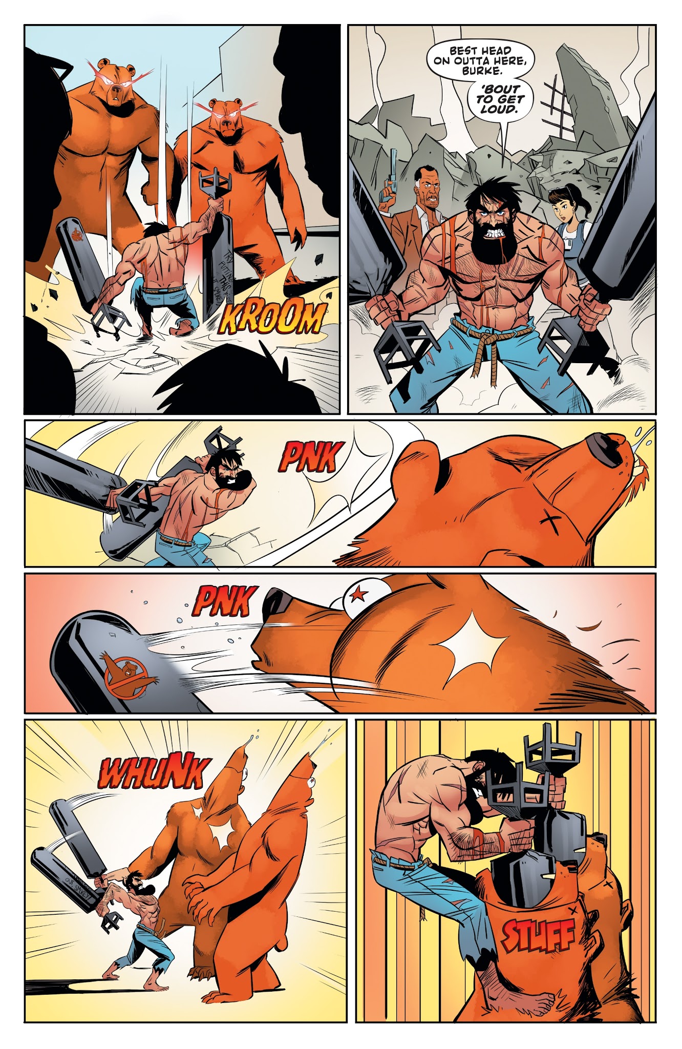 Read online Shirtless Bear-Fighter! comic -  Issue #2 - 7