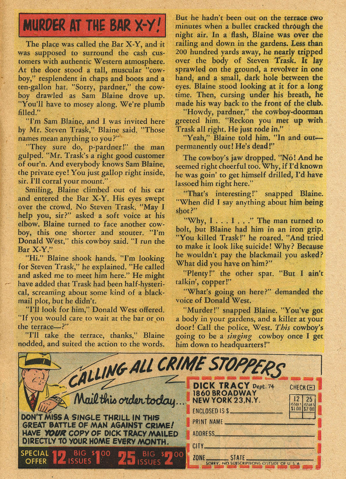 Read online Dick Tracy comic -  Issue #74 - 30