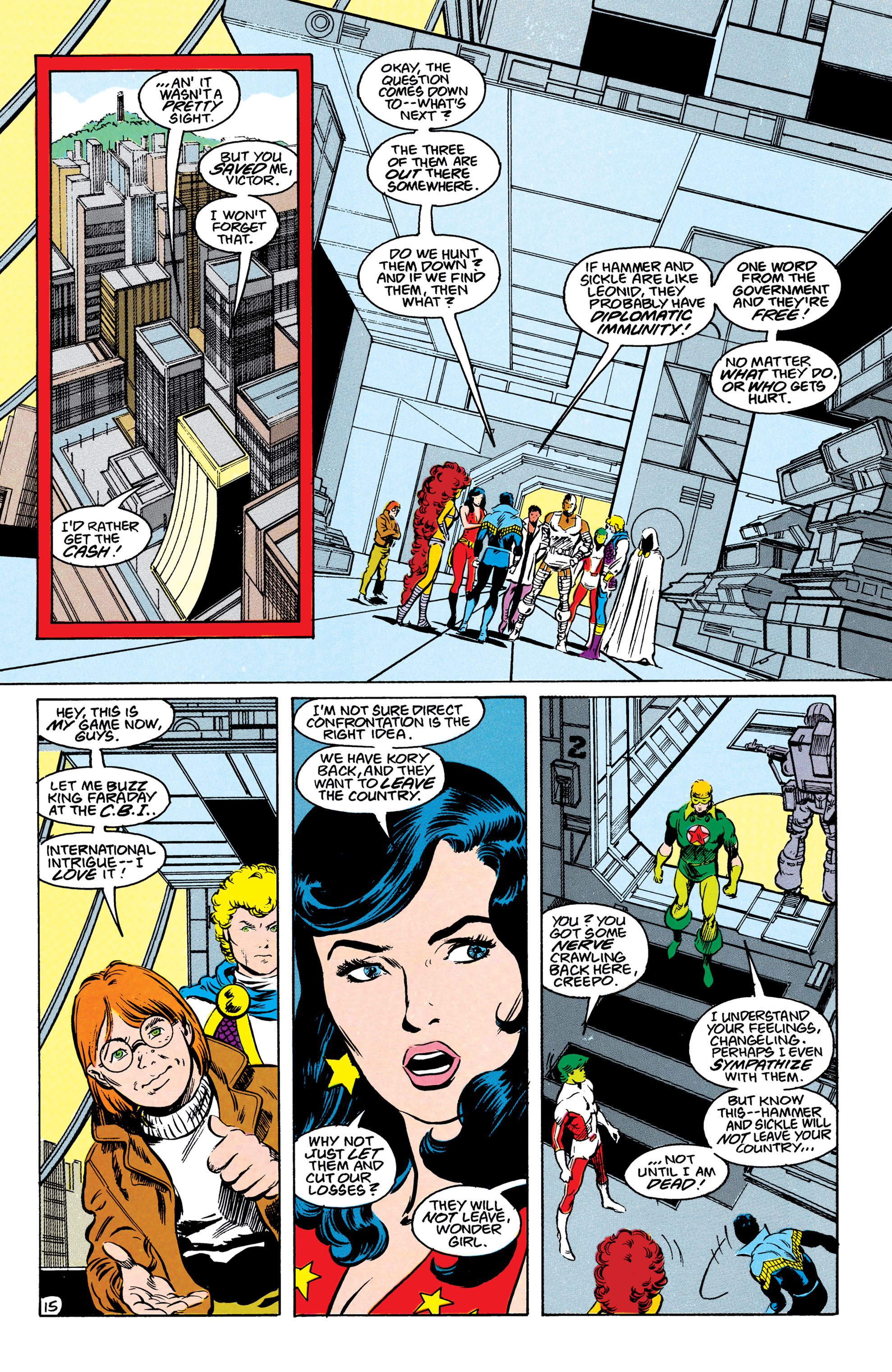 Read online The New Teen Titans (1984) comic -  Issue #49 - 16
