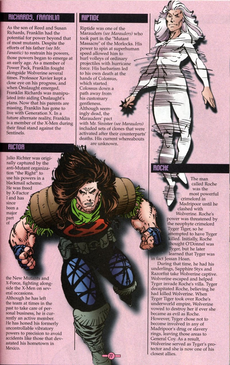Read online Wolverine Encyclopedia comic -  Issue #2 - 37