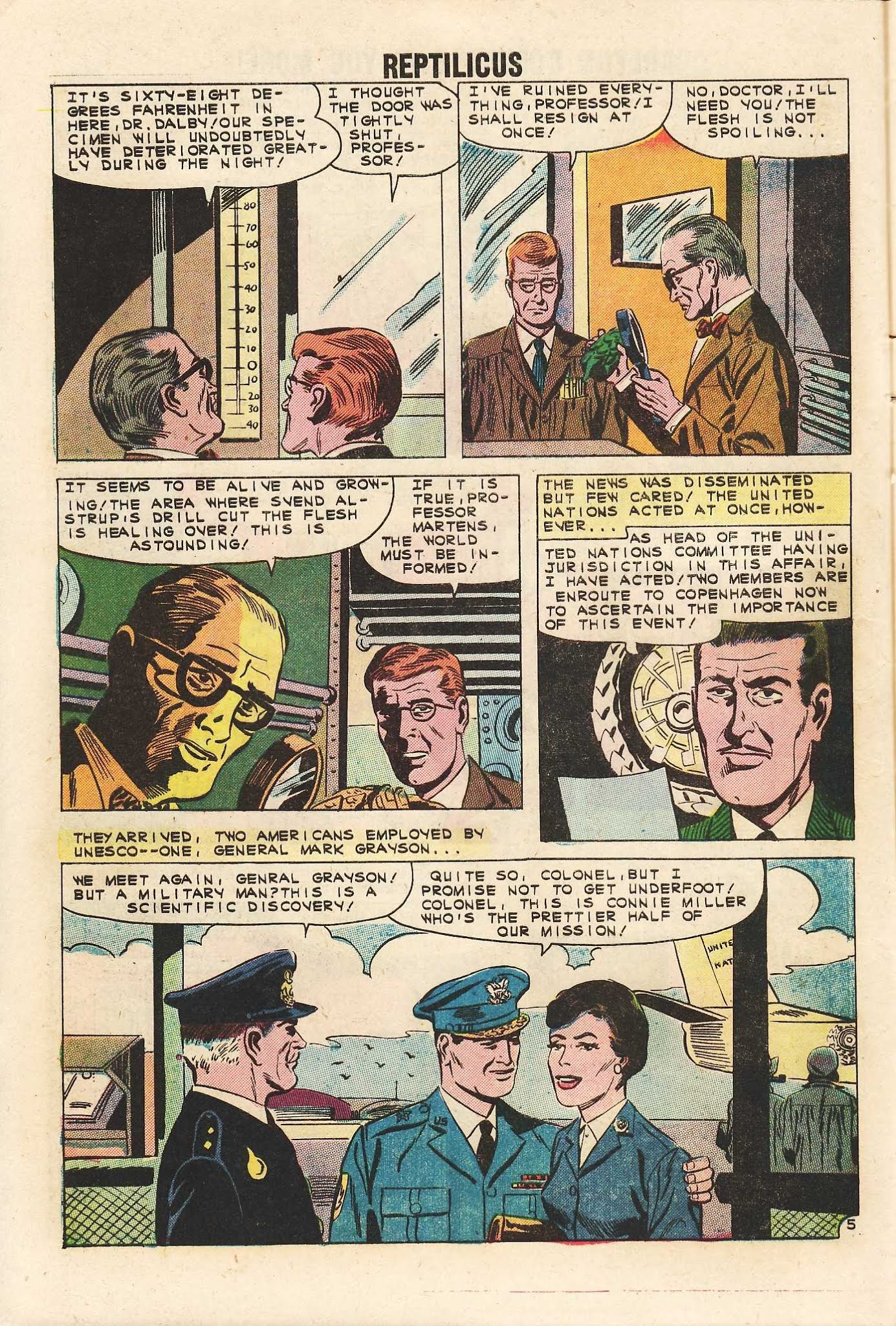 Read online Reptilicus comic -  Issue #1 - 8