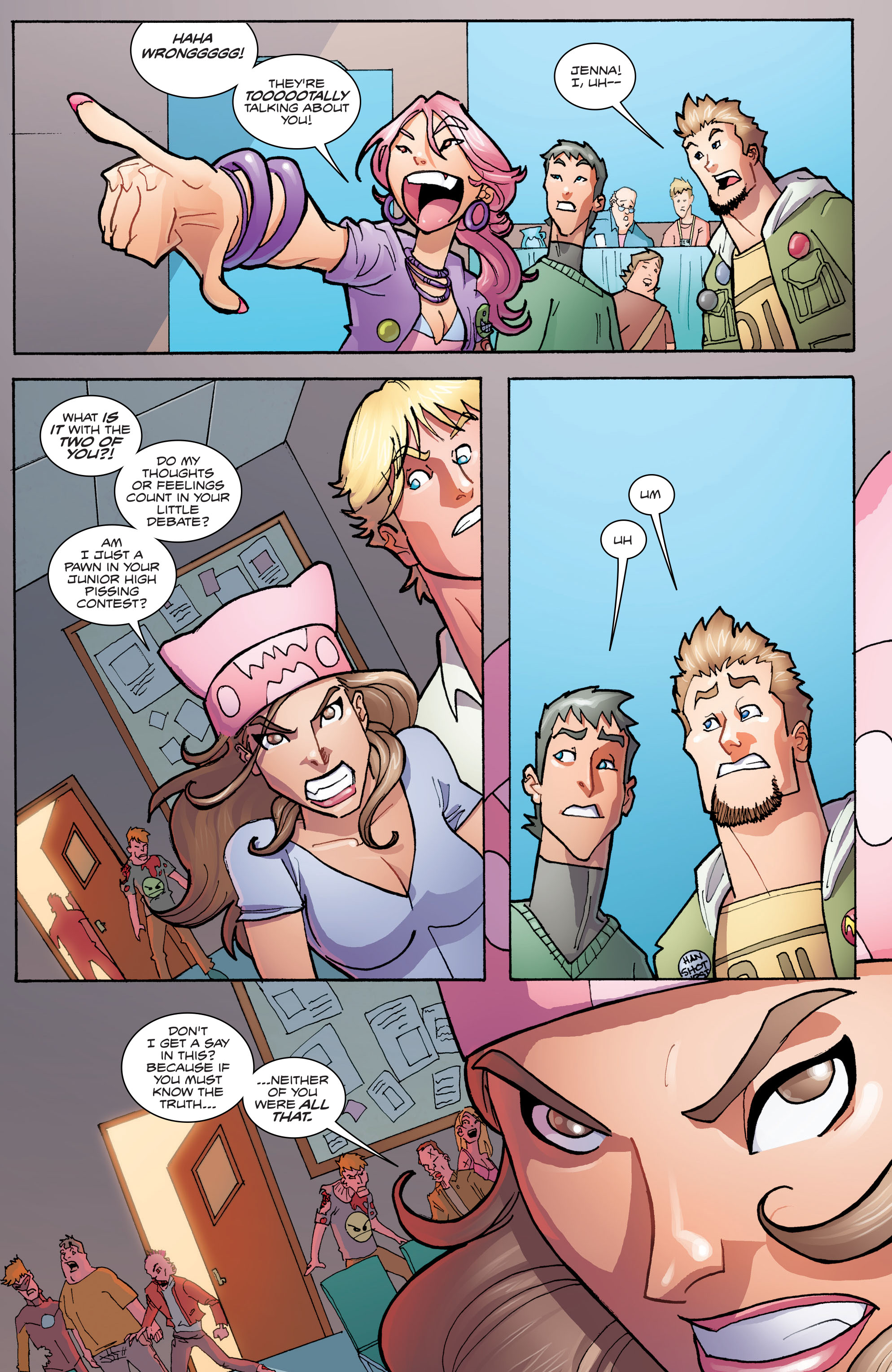 Read online Fanboys vs. Zombies comic -  Issue #1 - 23