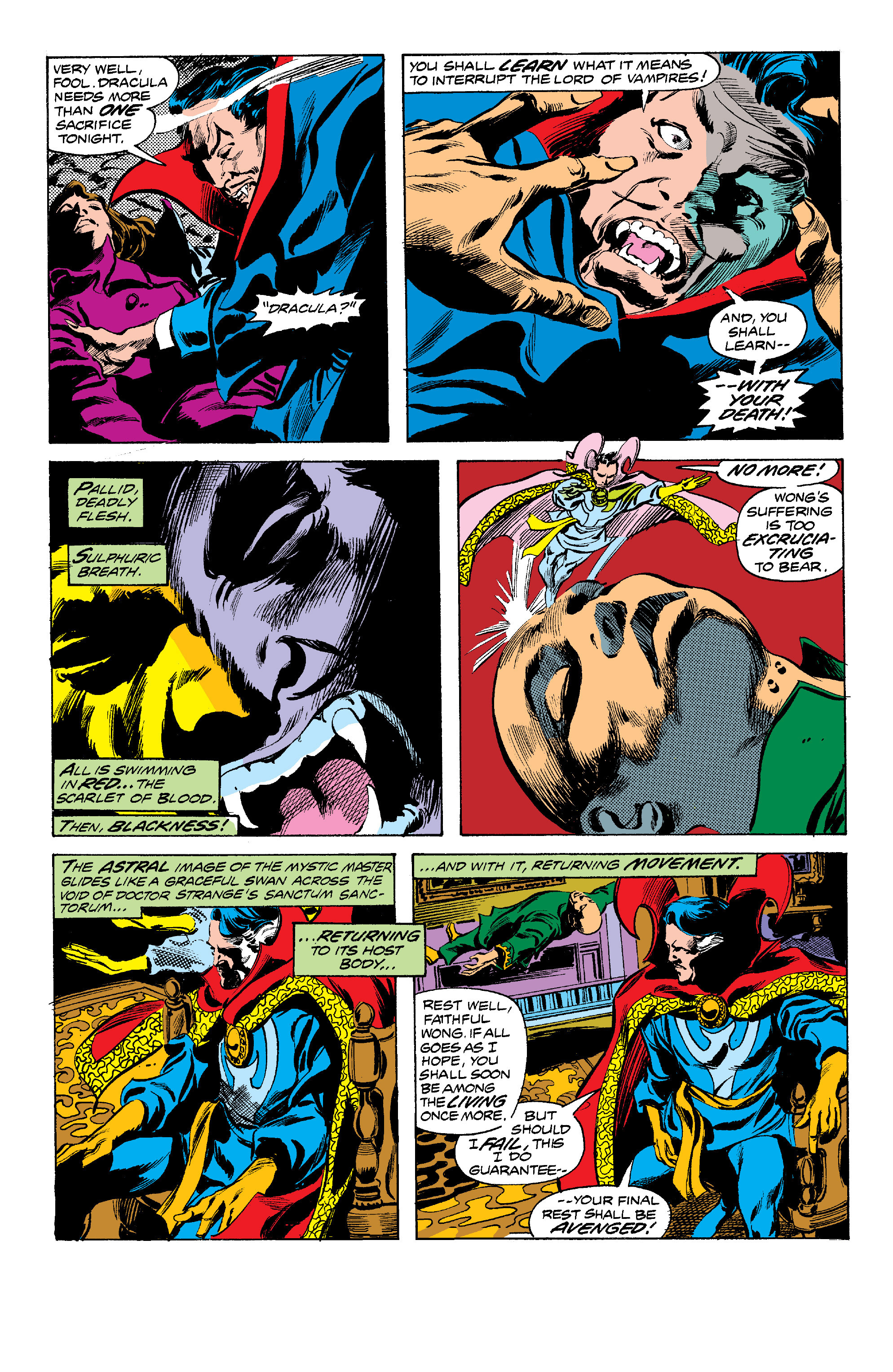 Read online Doctor Strange vs. Dracula comic -  Issue # TPB - 9