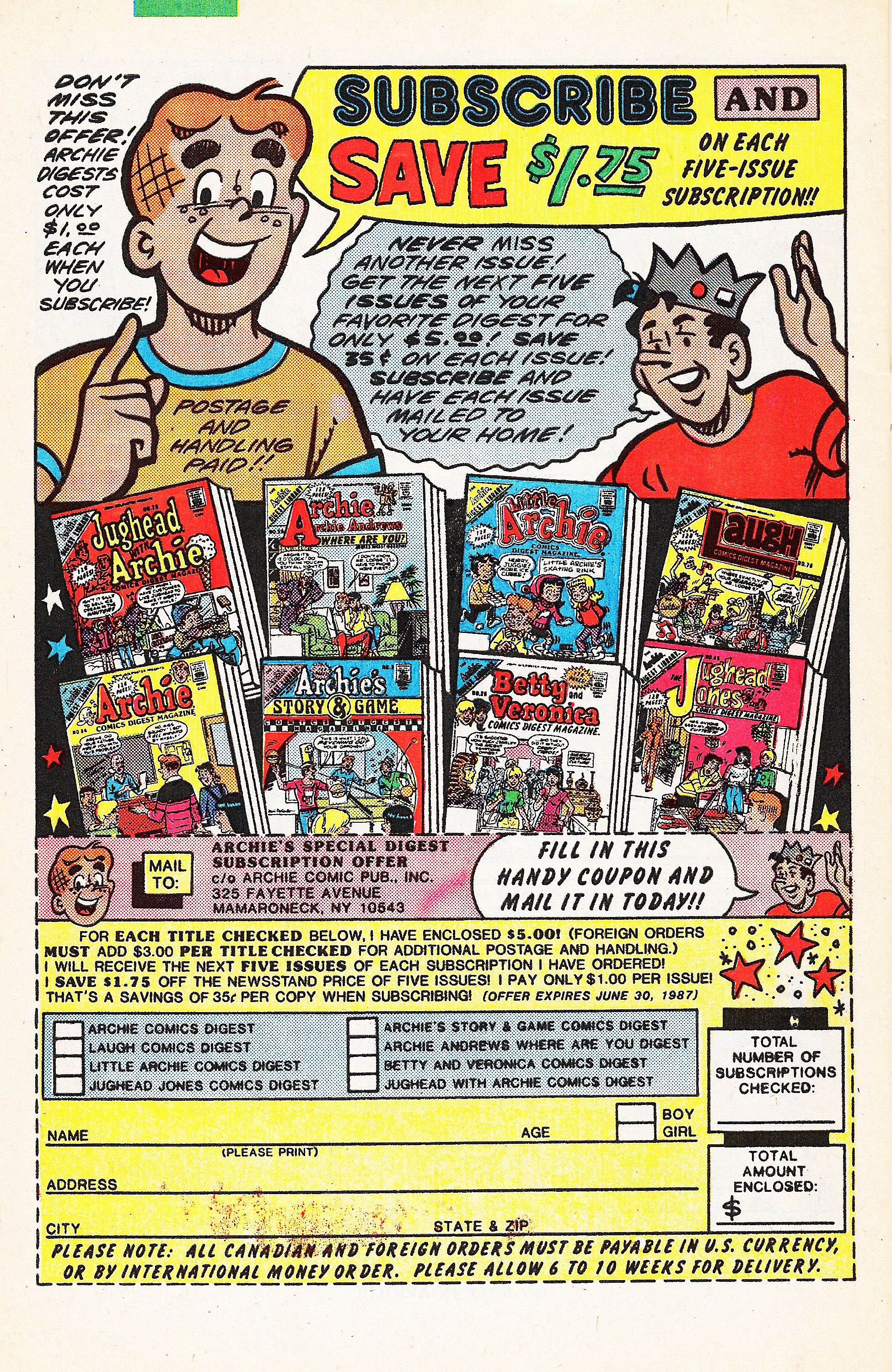 Read online Archie's Pals 'N' Gals (1952) comic -  Issue #188 - 34