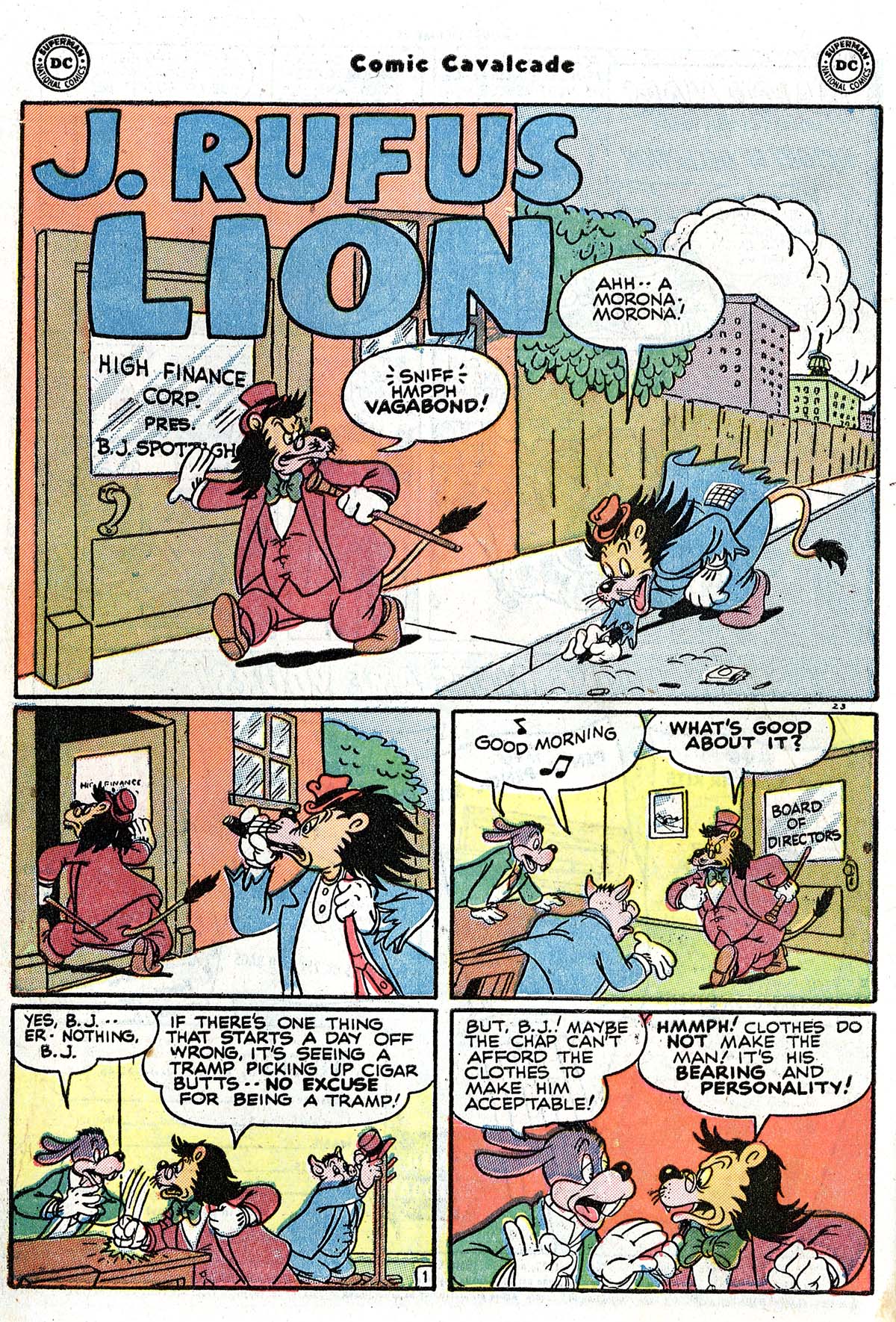 Read online Comic Cavalcade comic -  Issue #58 - 16