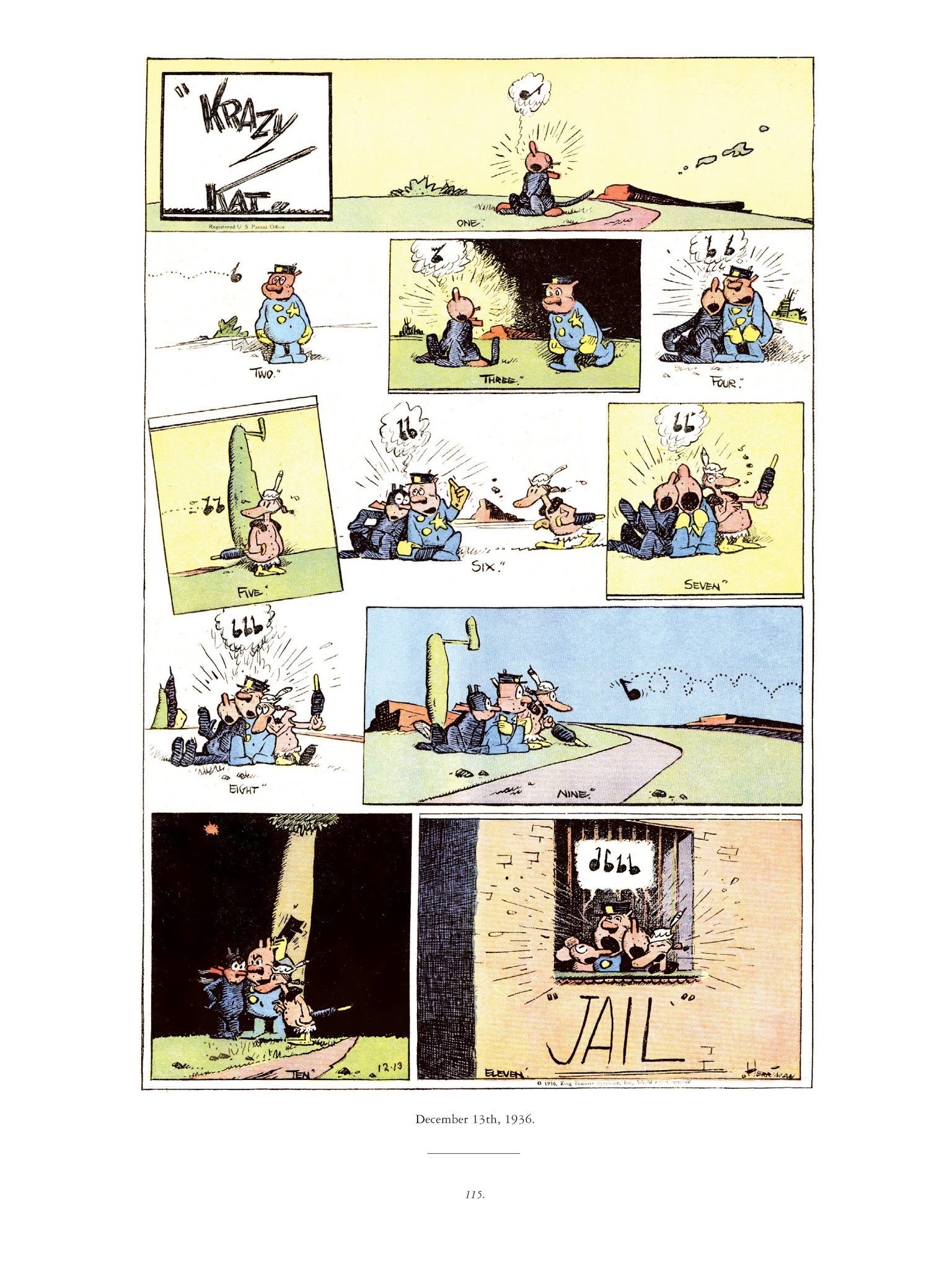Read online Krazy & Ignatz comic -  Issue # TPB 9 - 113