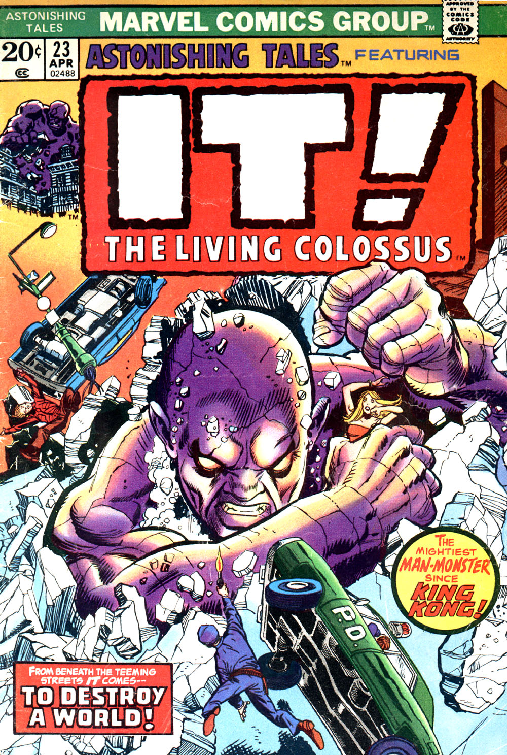 Read online Astonishing Tales (1970) comic -  Issue #23 - 1