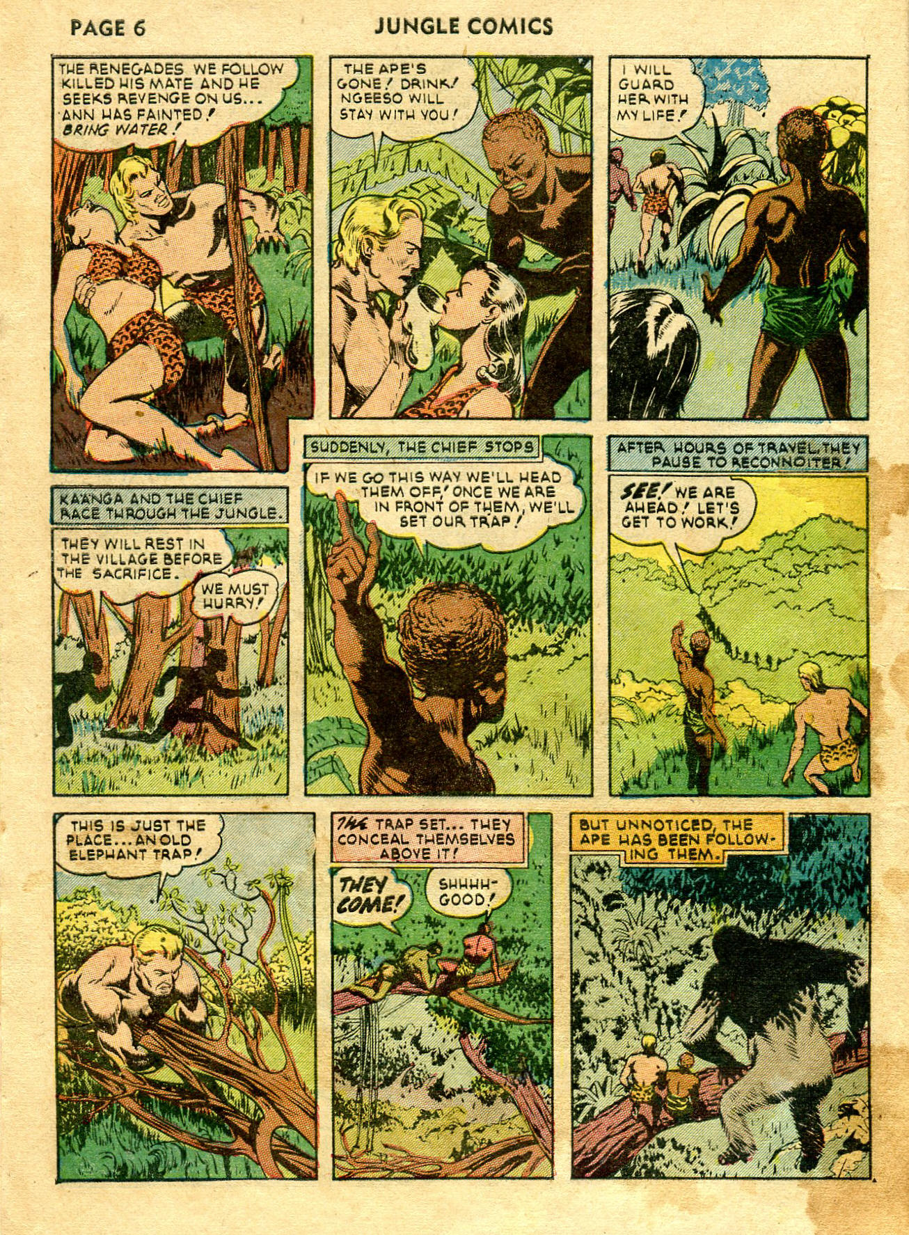Read online Jungle Comics comic -  Issue #28 - 9