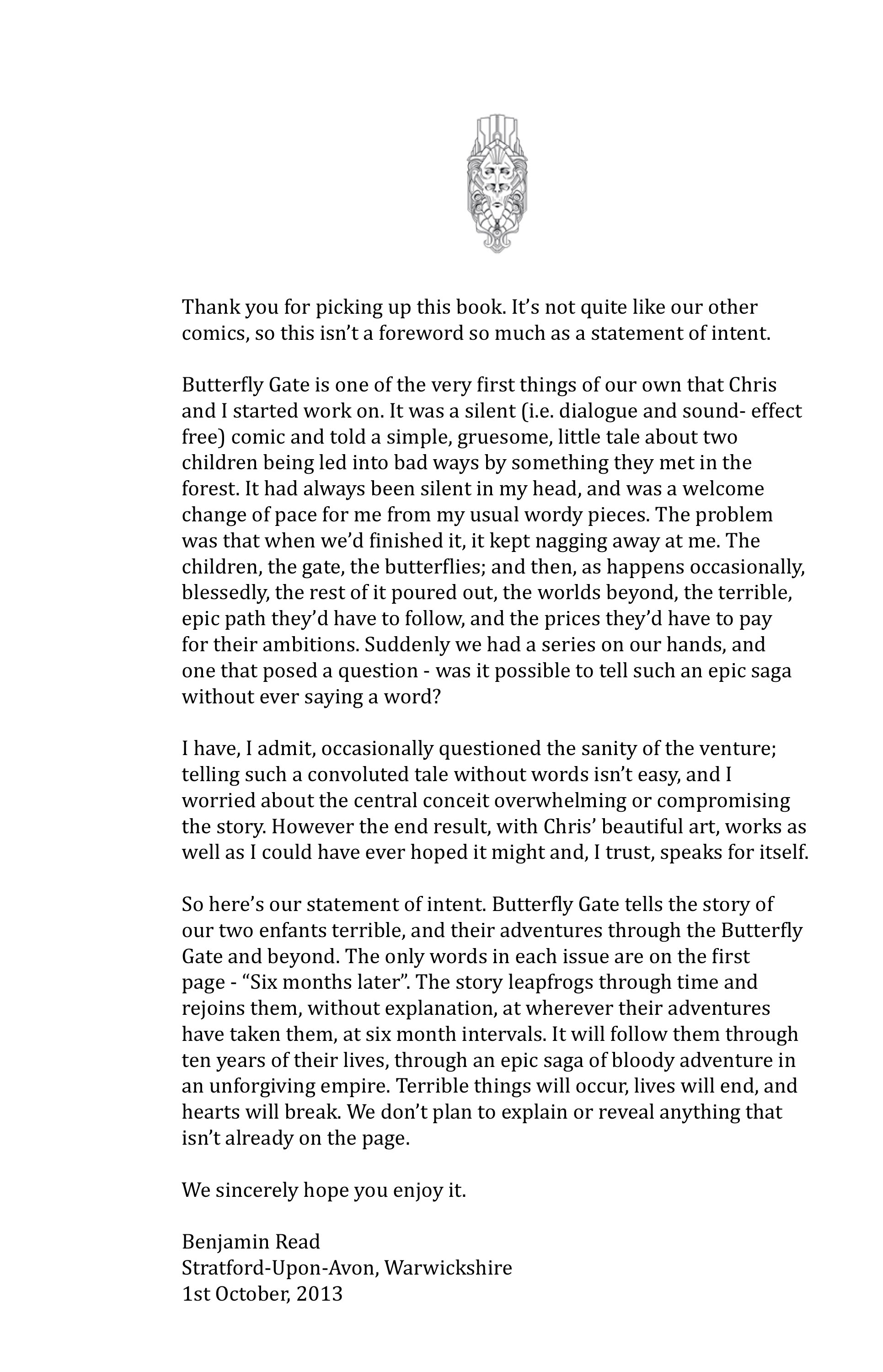 Read online Butterfly Gate comic -  Issue # Full - 4