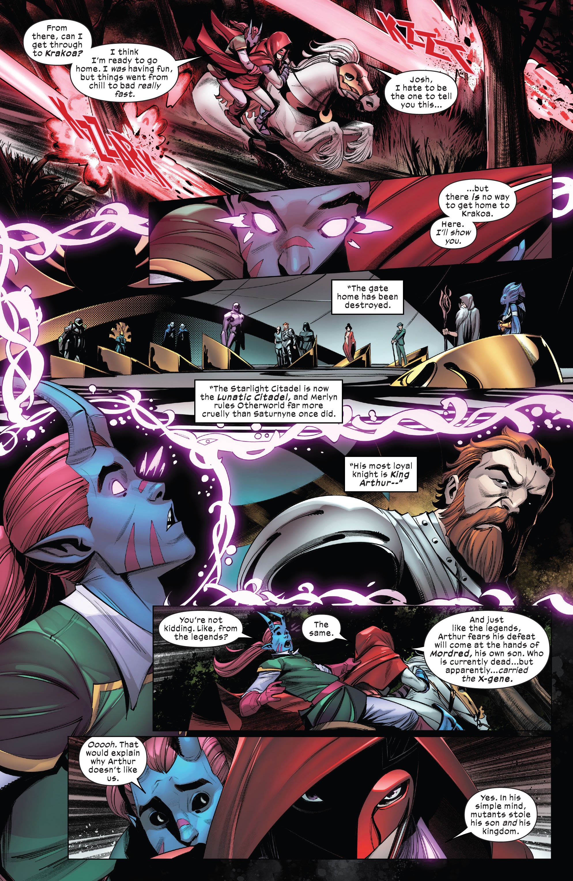 Read online Knights of X comic -  Issue #1 - 5