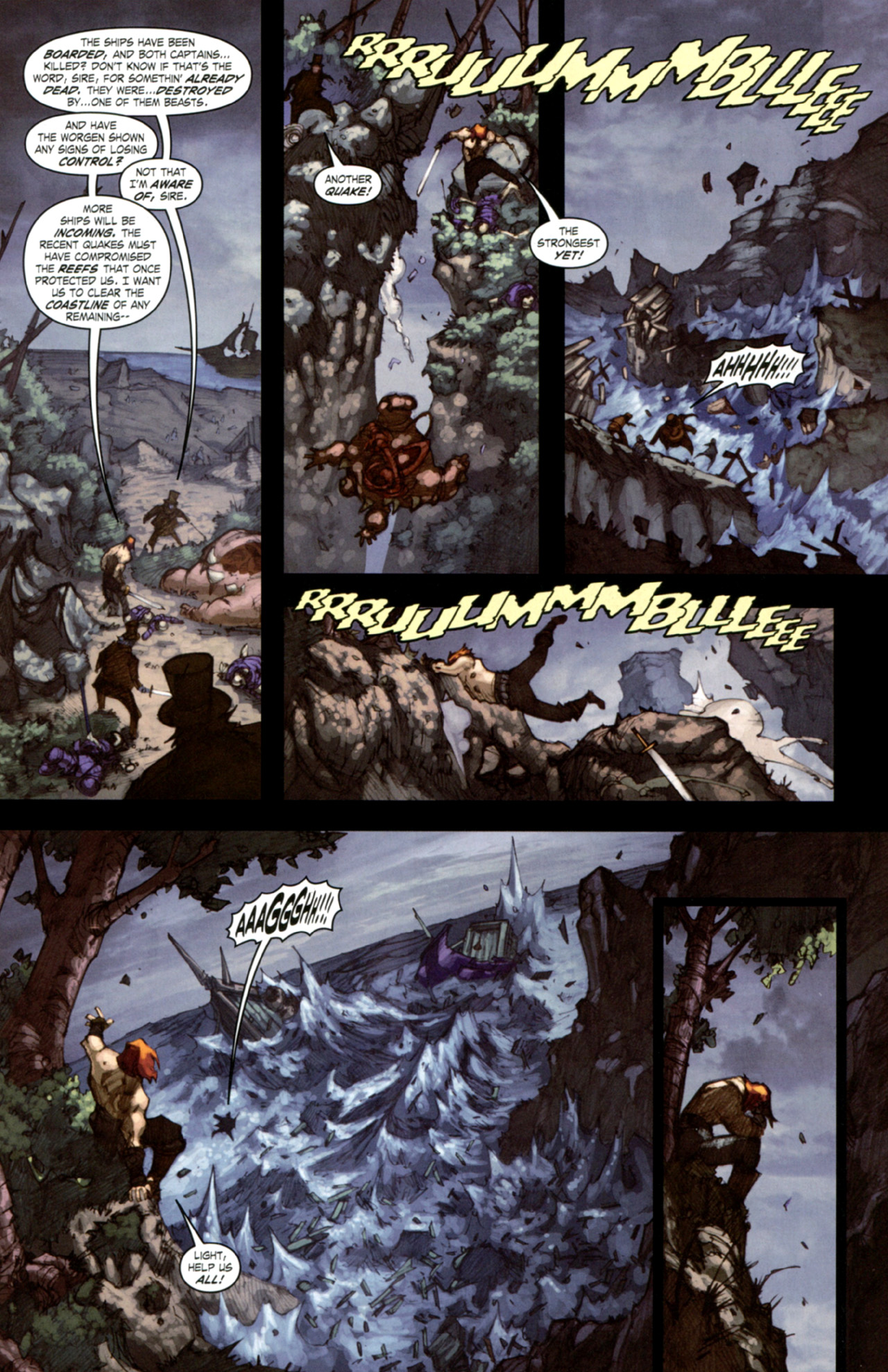 Read online World of Warcraft: Curse of the Worgen comic -  Issue #5 - 12