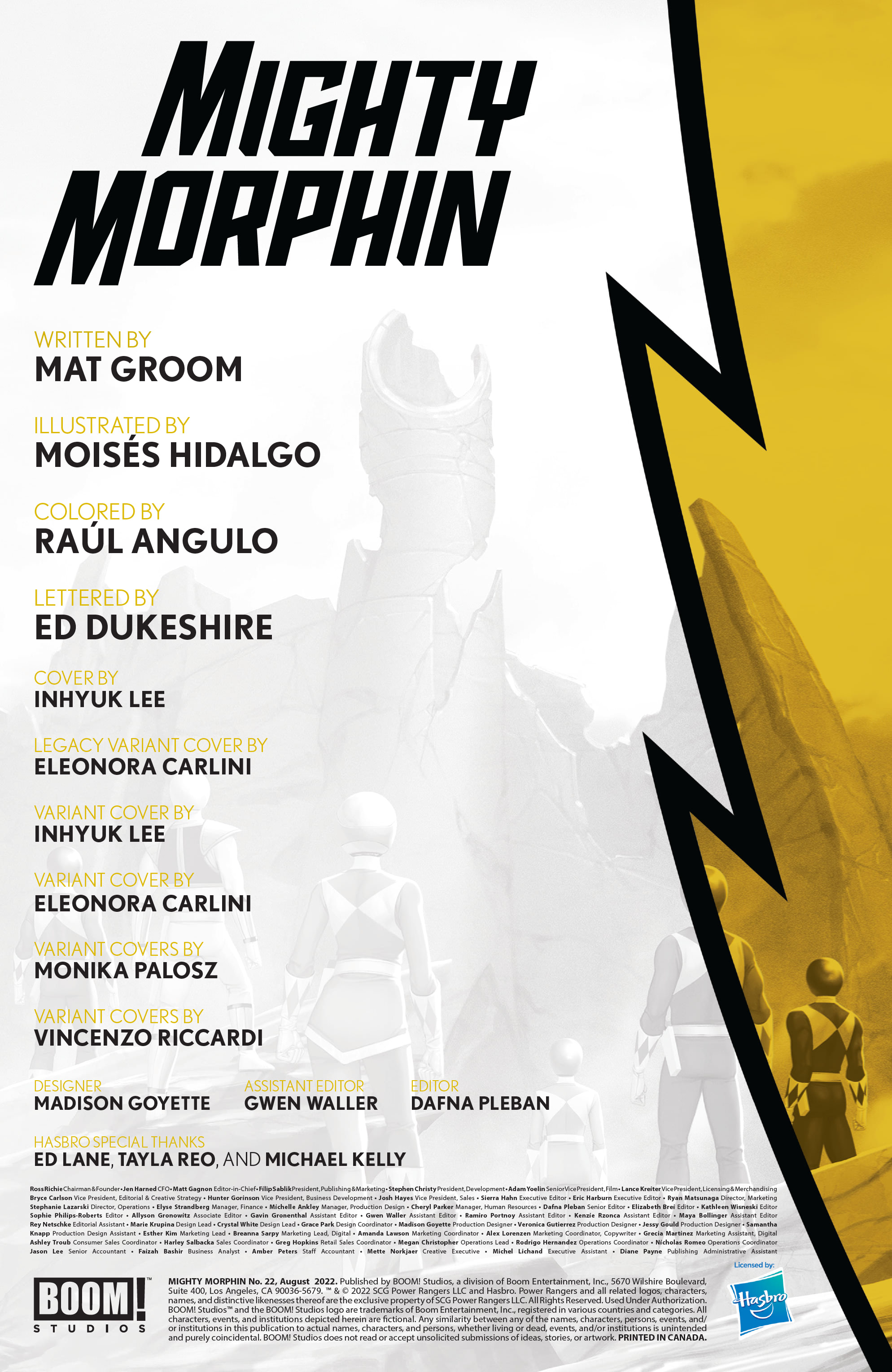 Read online Mighty Morphin comic -  Issue #22 - 2