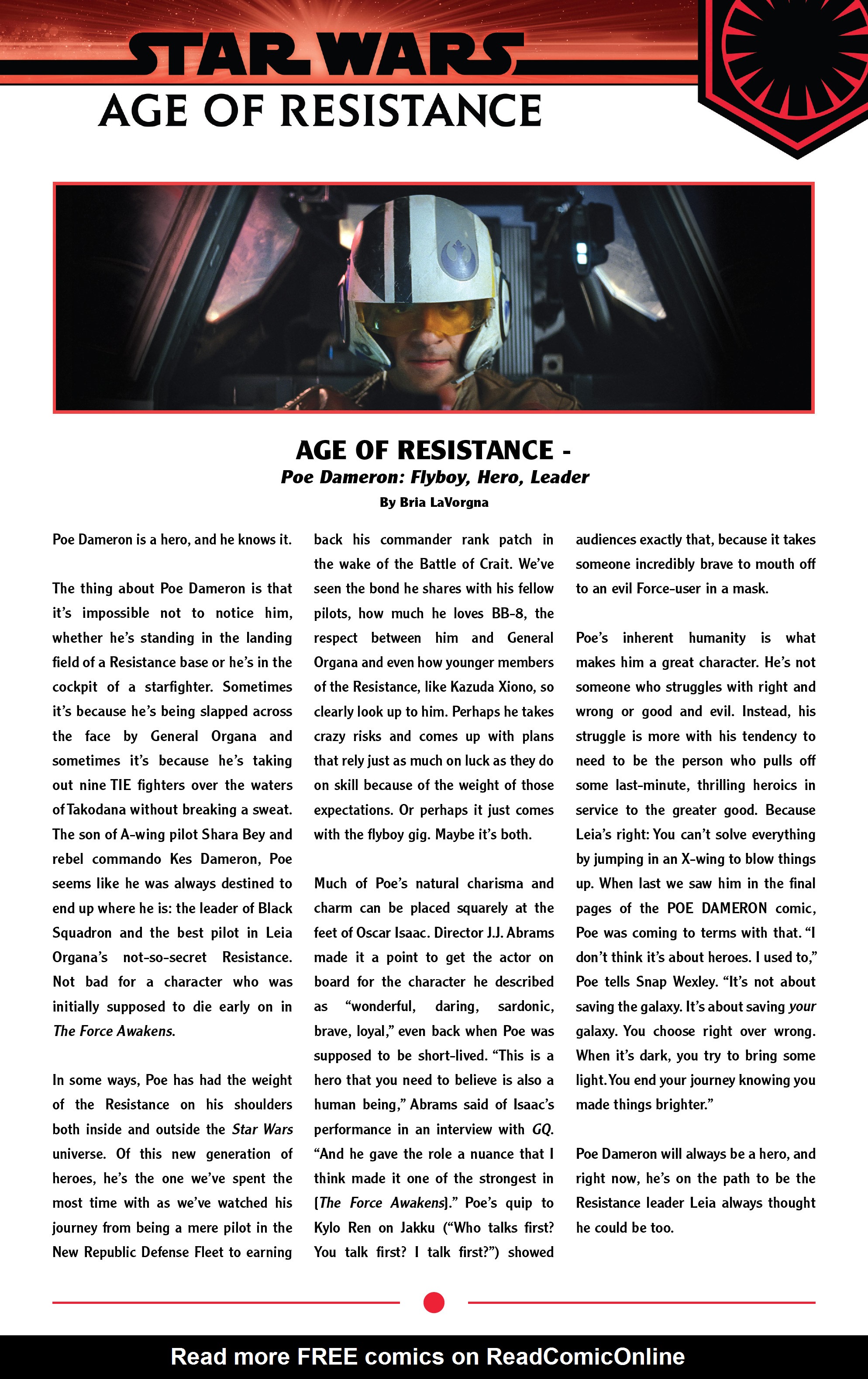 Read online Star Wars: Age Of Resistance comic -  Issue # Poe Dameron - 23