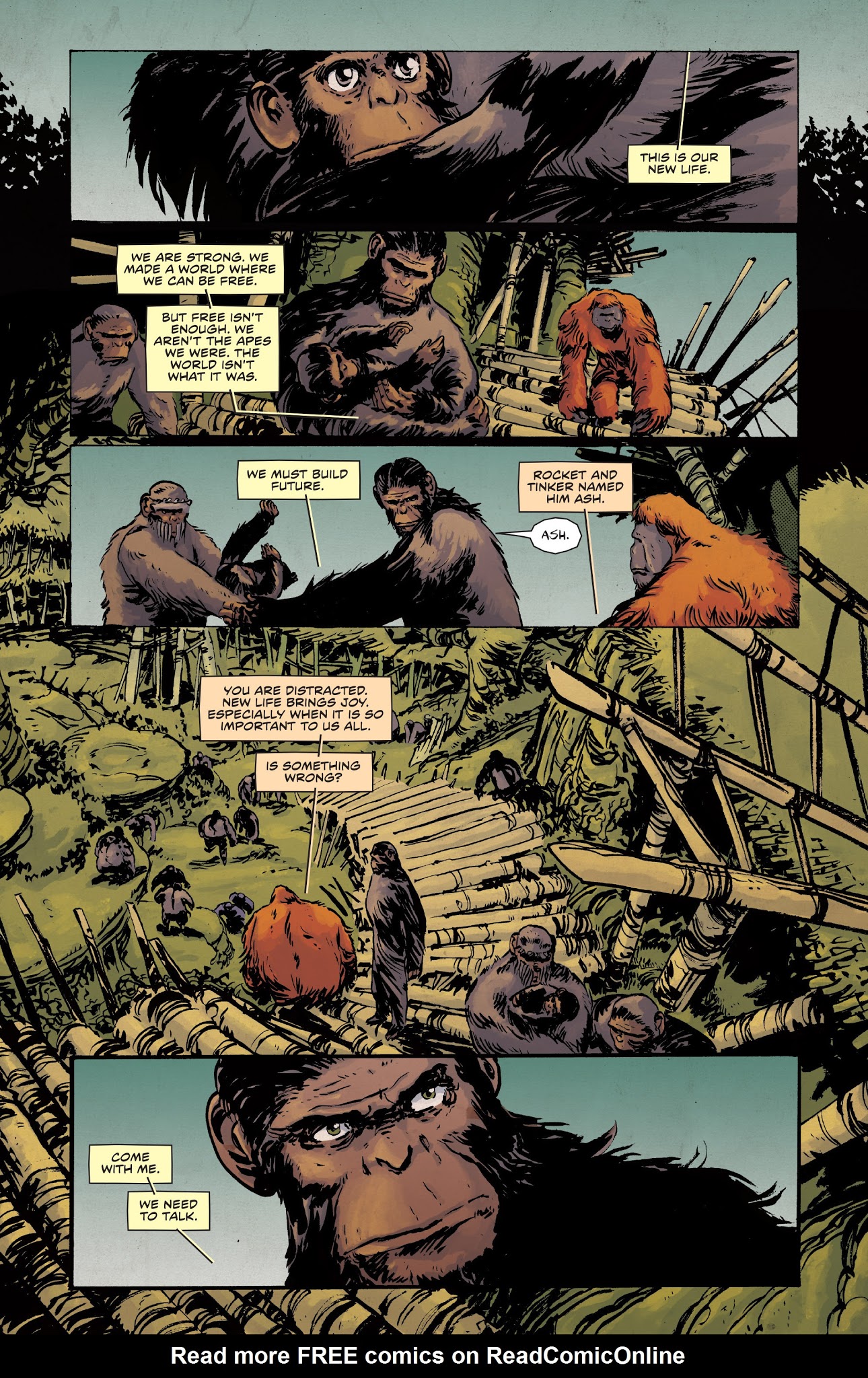 Read online Dawn of the Planet of the Apes comic -  Issue # TPB - 10