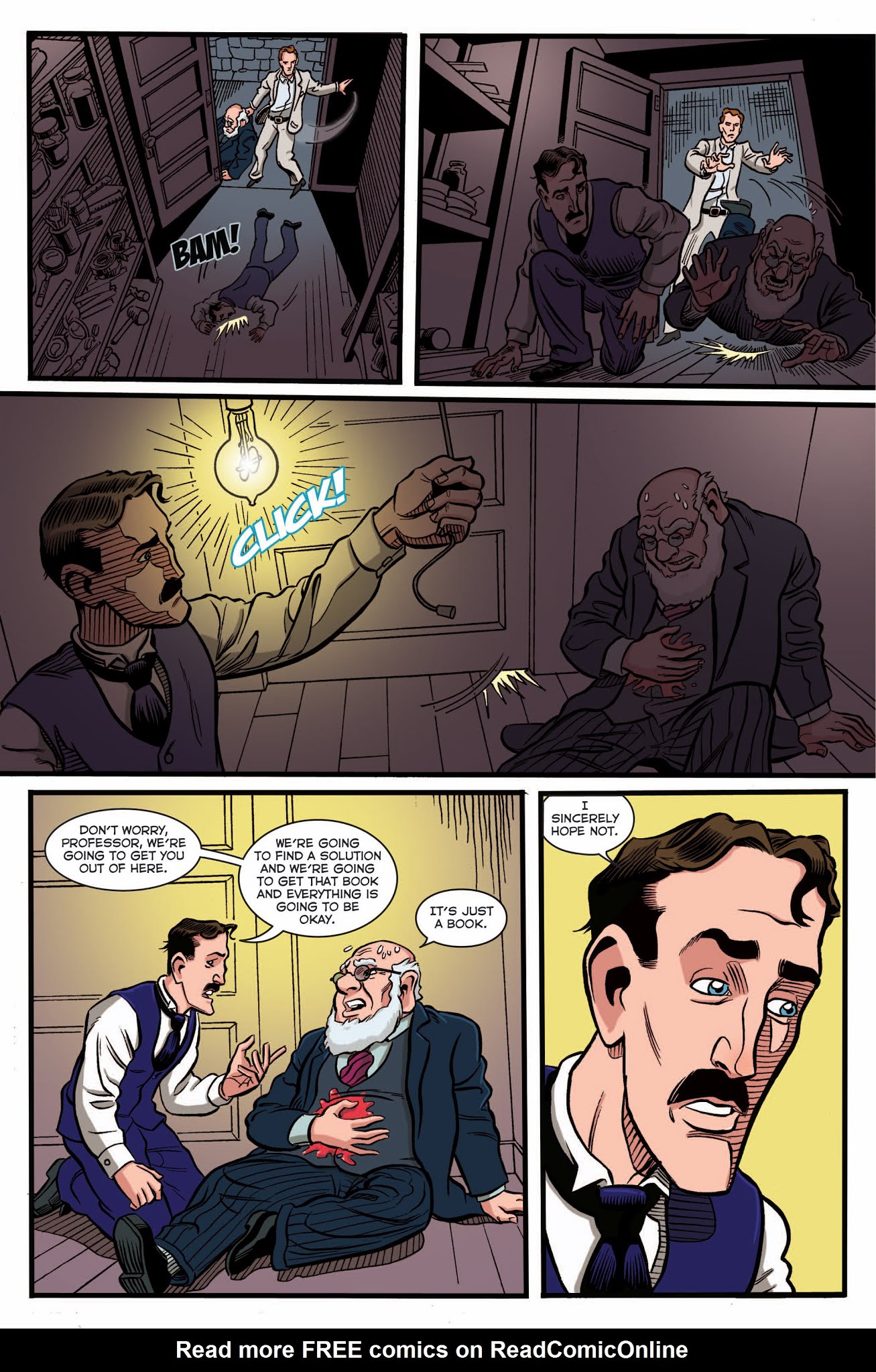 Read online Herald: Lovecraft and Tesla comic -  Issue #3 - 12