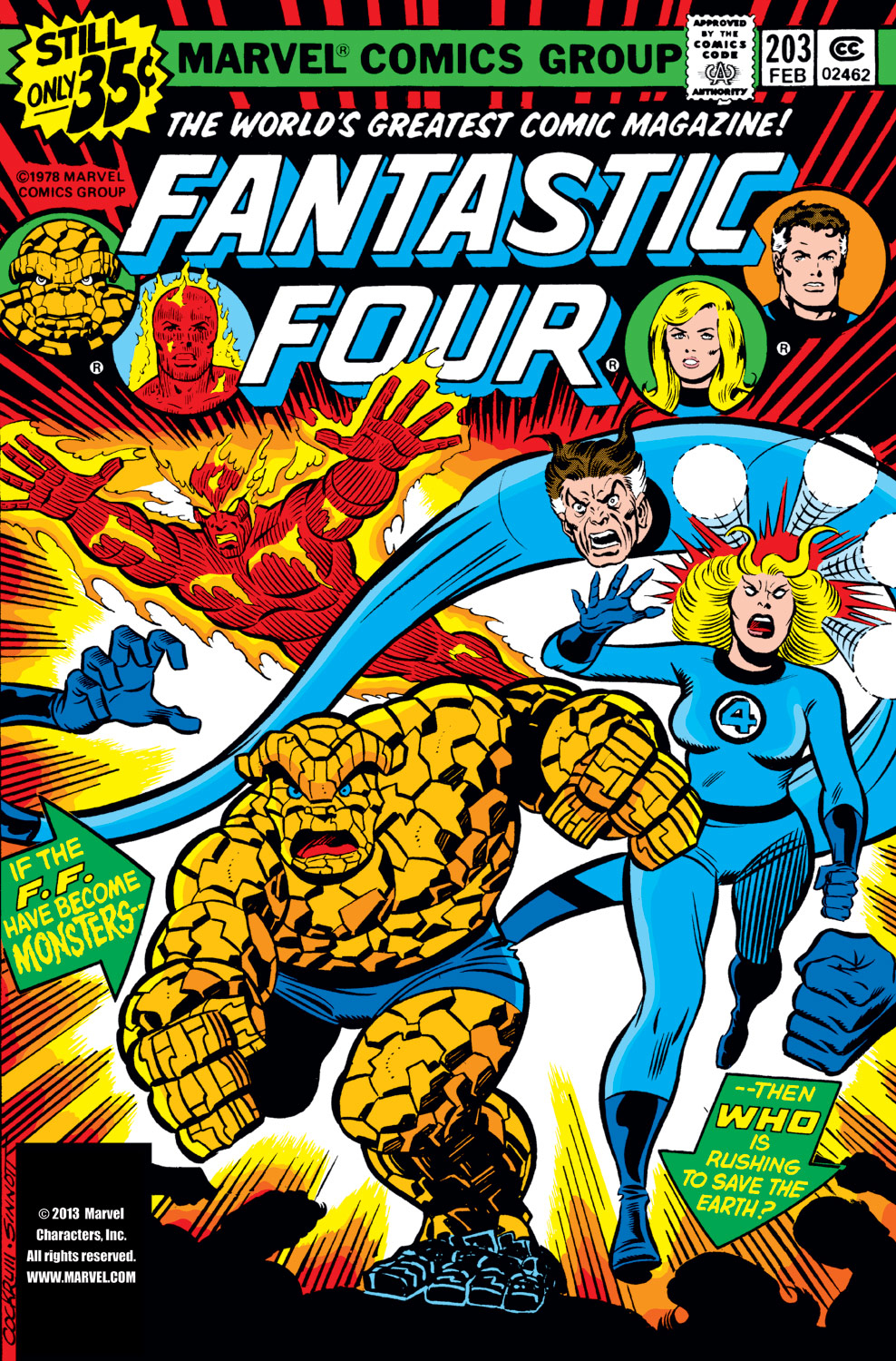 Read online Fantastic Four (1961) comic -  Issue #203 - 1
