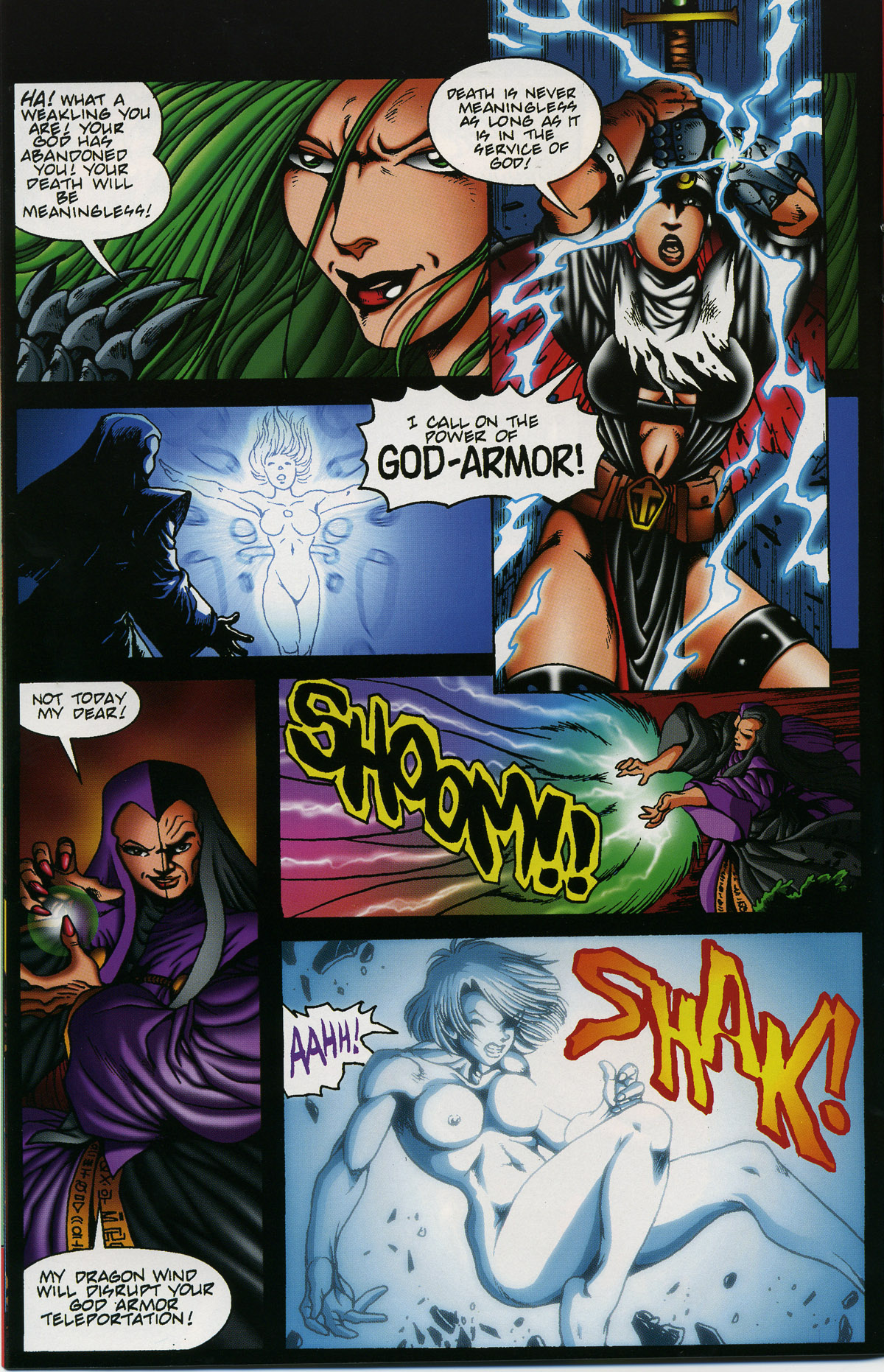Read online Warrior Nun Areala: Rituals comic -  Issue #3 - 11