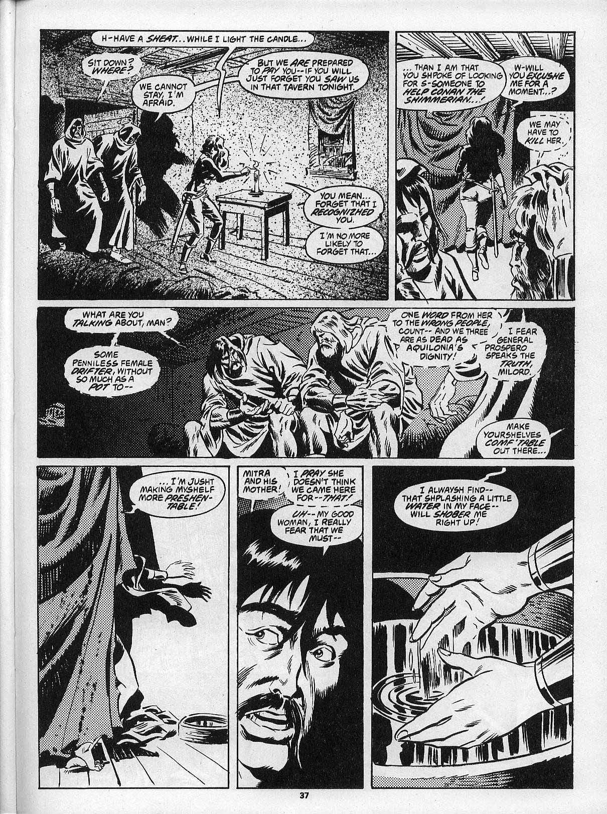 Read online The Savage Sword Of Conan comic -  Issue #201 - 39
