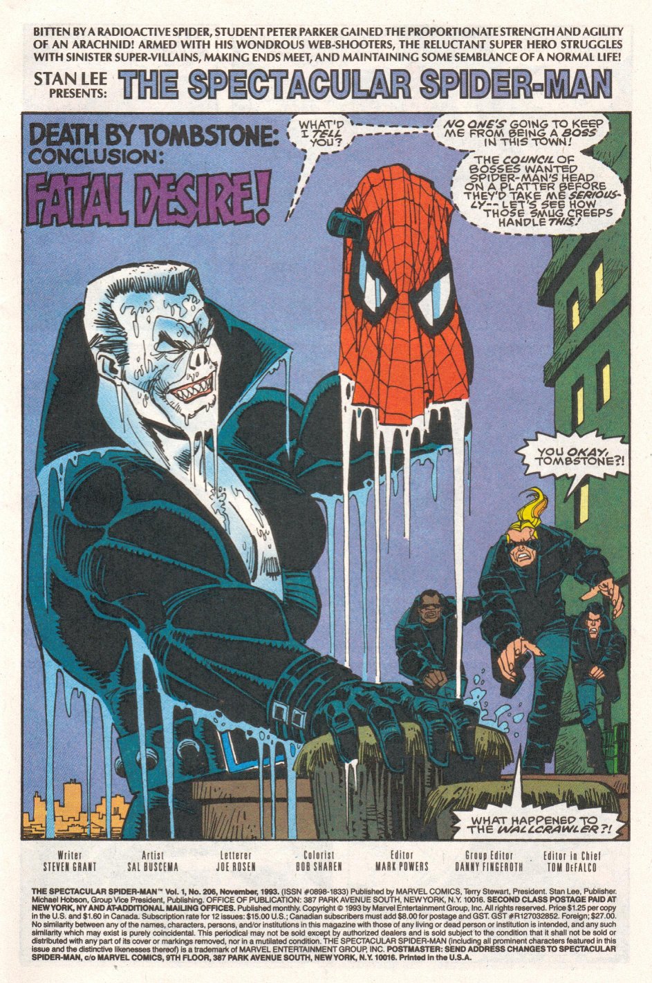 Read online The Spectacular Spider-Man (1976) comic -  Issue #206 - 2