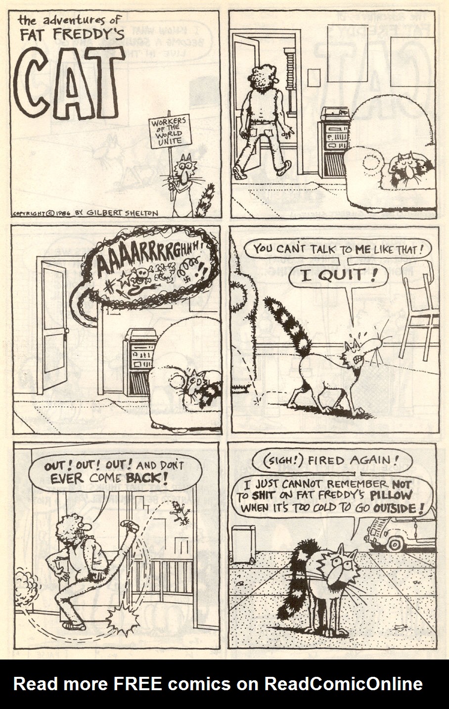 Read online Adventures of Fat Freddy's Cat comic -  Issue #7 - 31