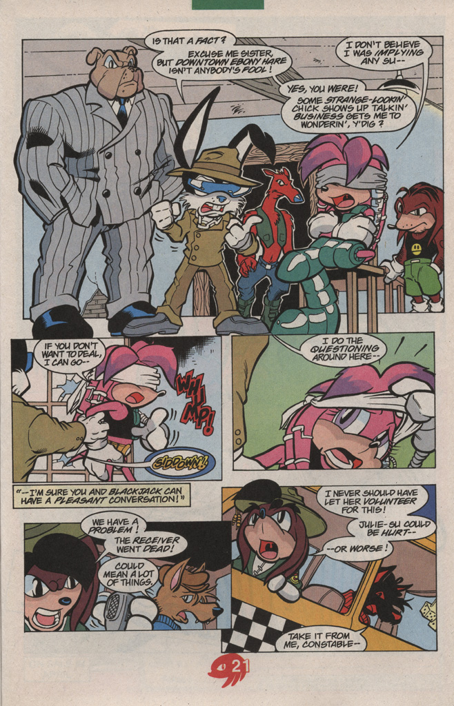 Read online Knuckles the Echidna comic -  Issue #14 - 29