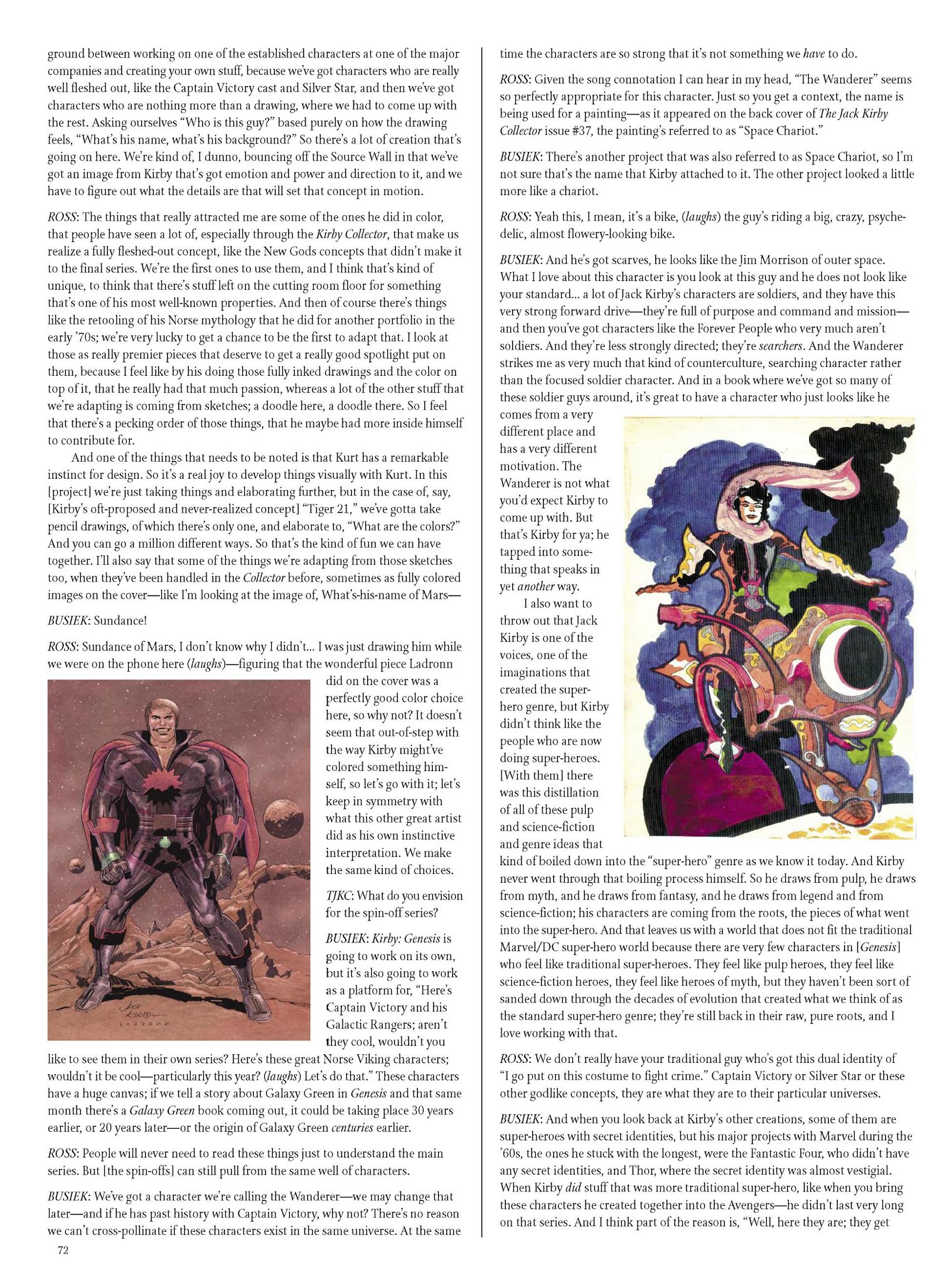 Read online The Jack Kirby Collector comic -  Issue #56 - 70