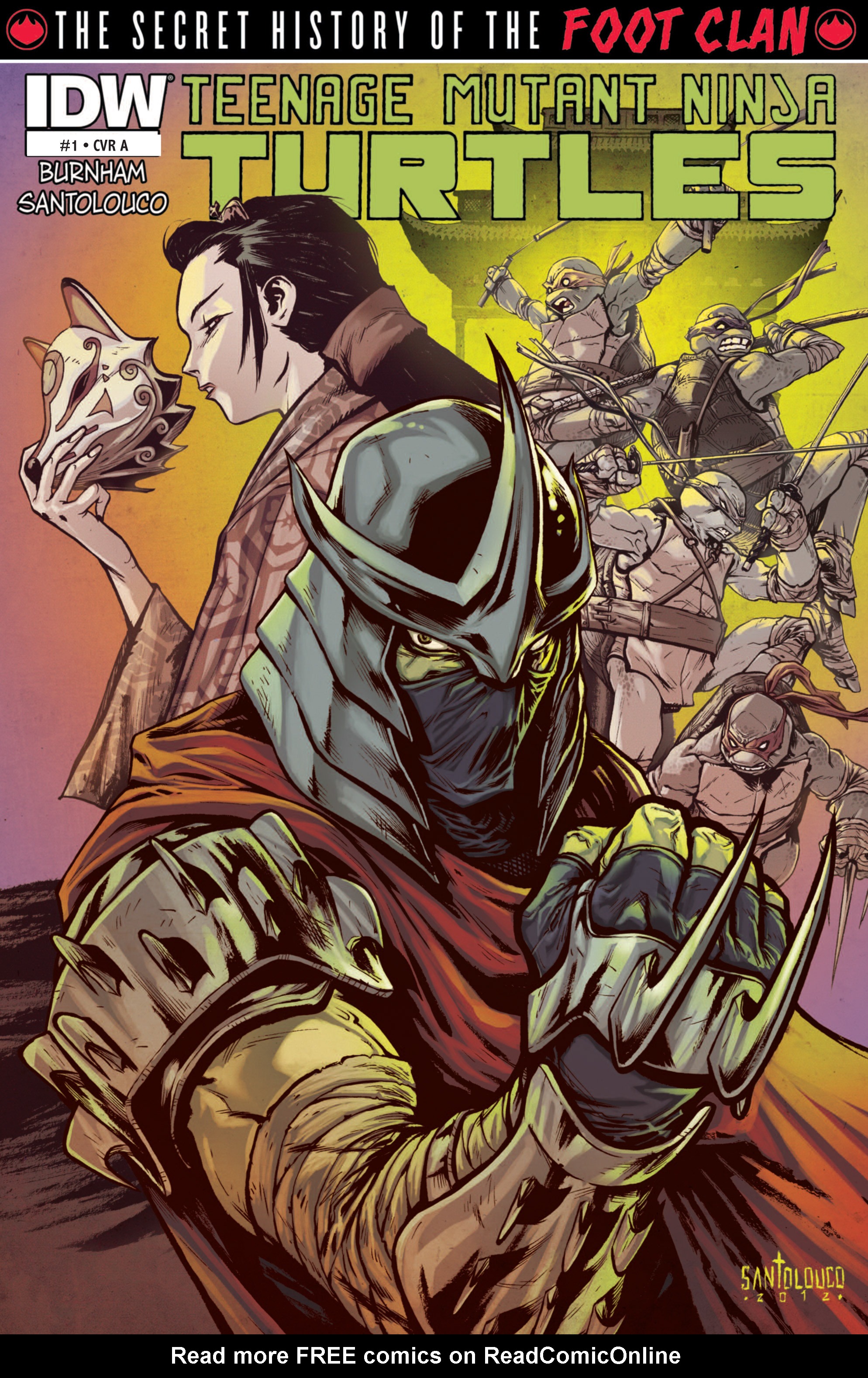 Read online Teenage Mutant Ninja Turtles: The Secret History of the Foot Clan comic -  Issue #1 - 1