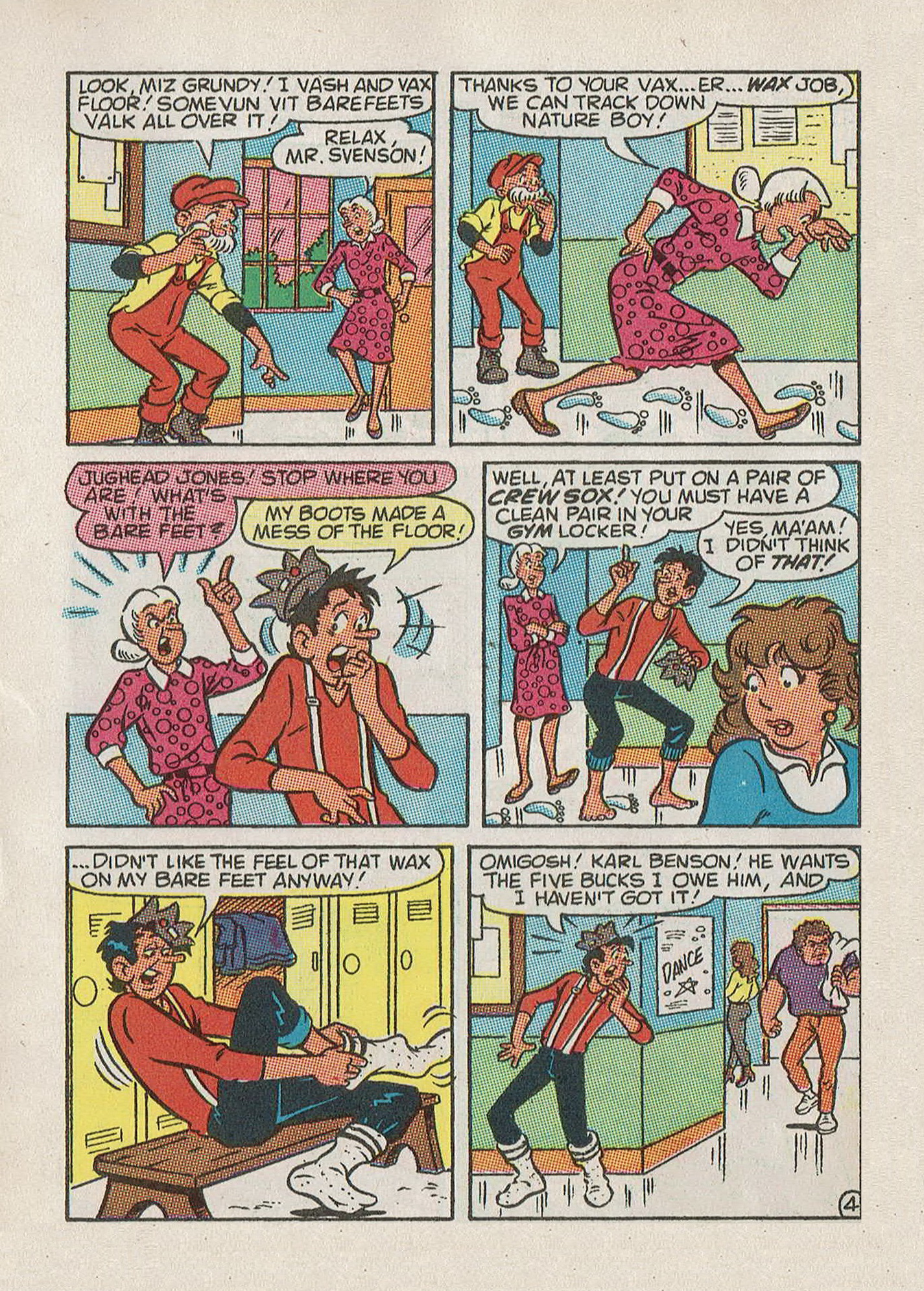 Read online Jughead Jones Comics Digest comic -  Issue #68 - 6