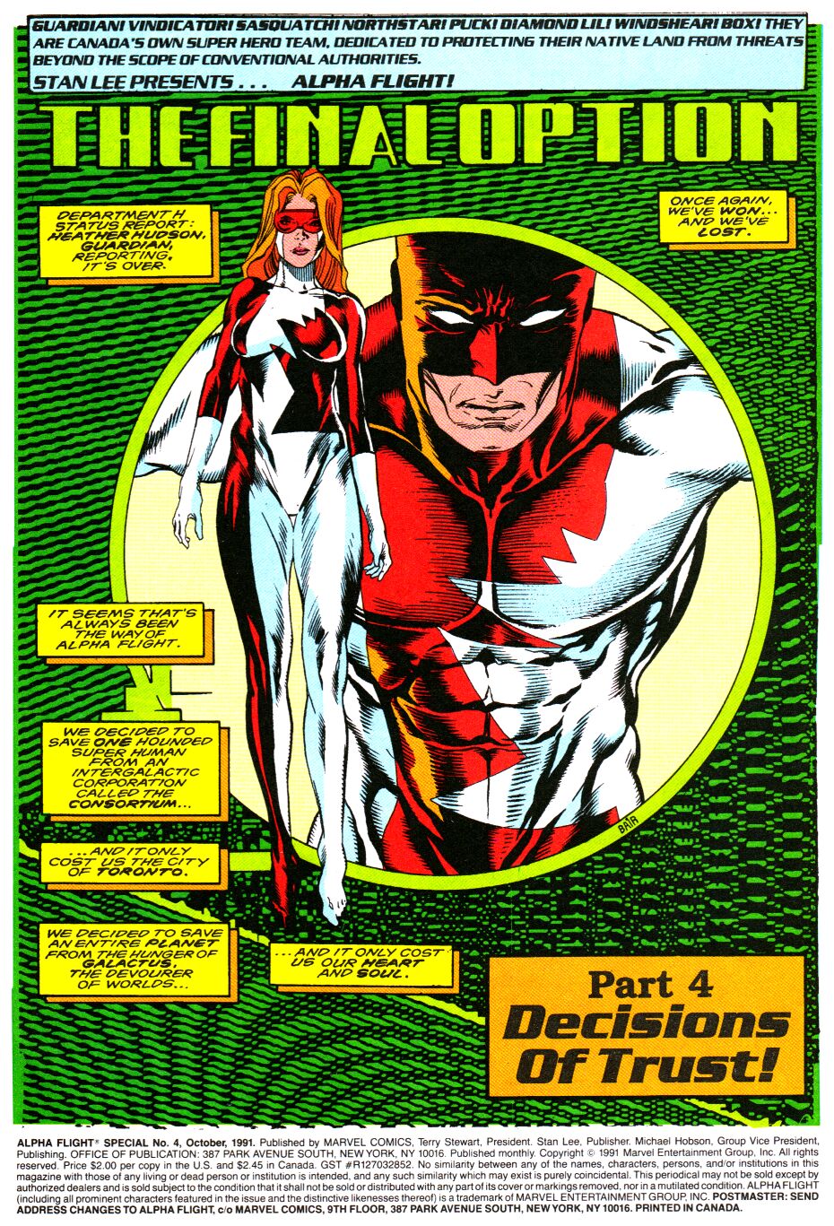 Read online Alpha Flight Special comic -  Issue #4 - 2