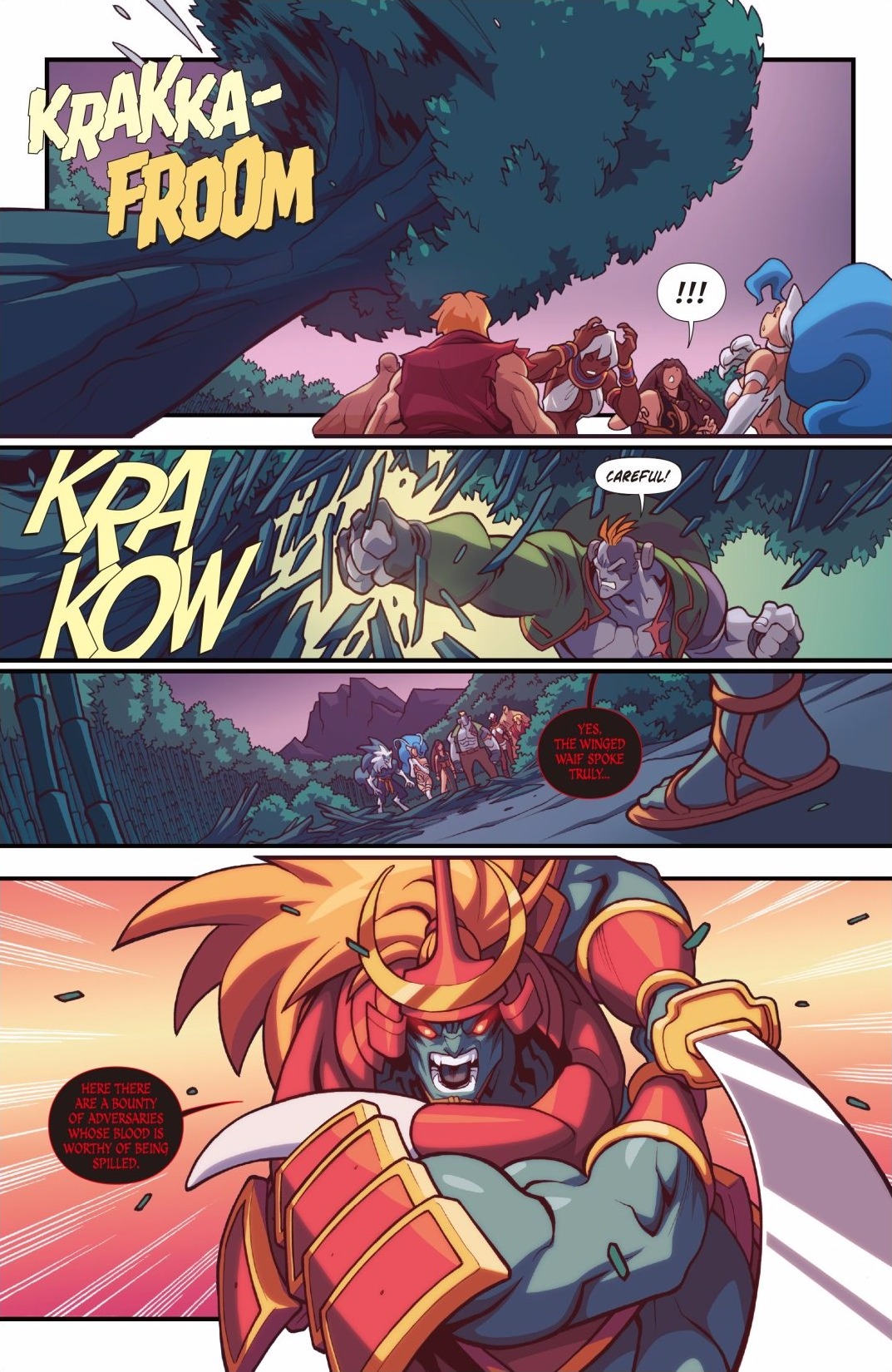 Read online Street Fighter VS Darkstalkers comic -  Issue #5 - 5