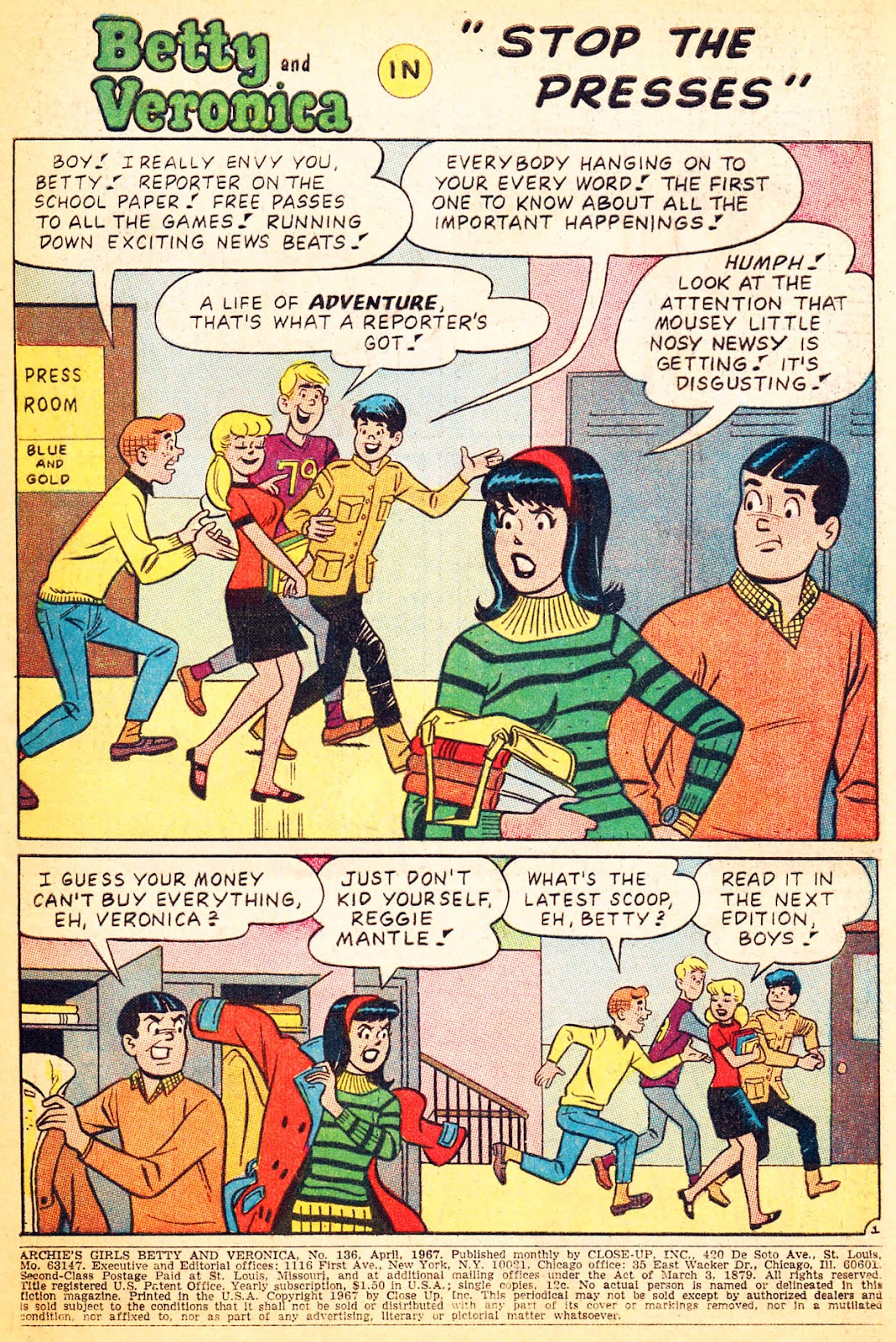 Archie's Girls Betty and Veronica issue 136 - Page 3