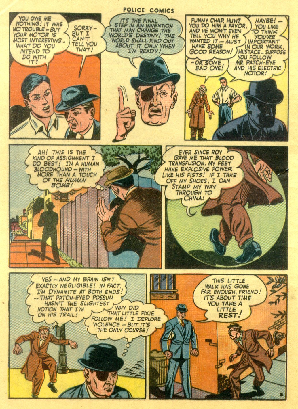 Read online Police Comics comic -  Issue #26 - 22