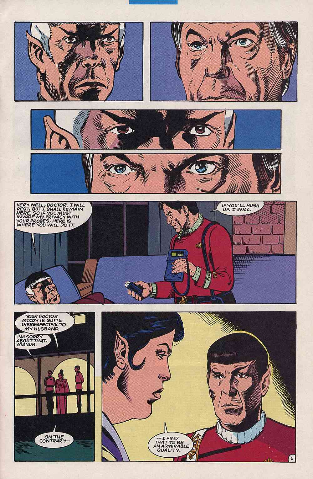 Read online Star Trek (1989) comic -  Issue #67 - 7