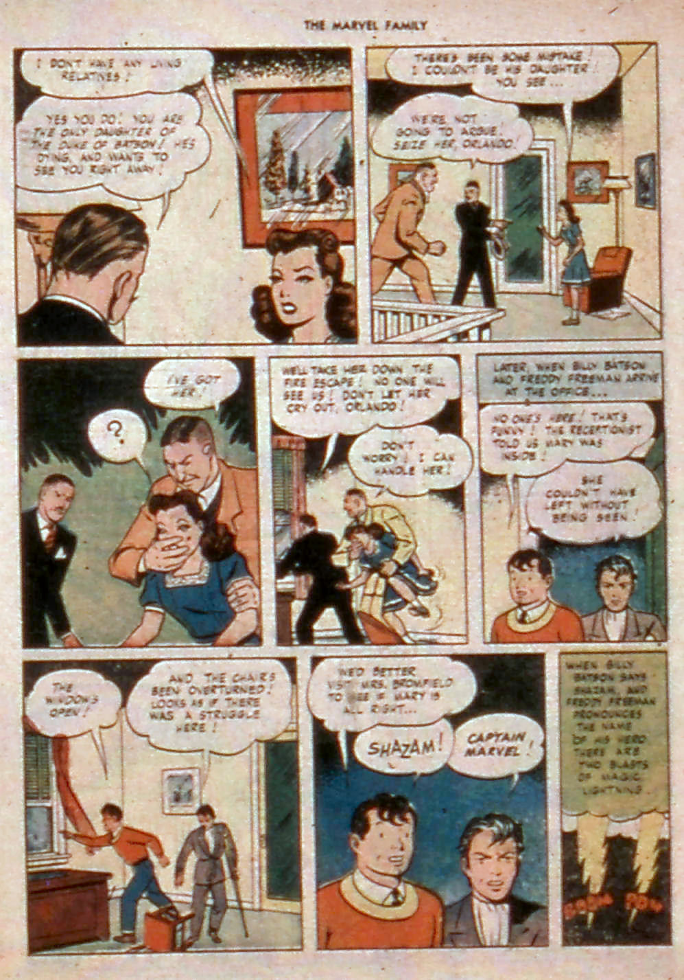 Read online The Marvel Family comic -  Issue #13 - 5