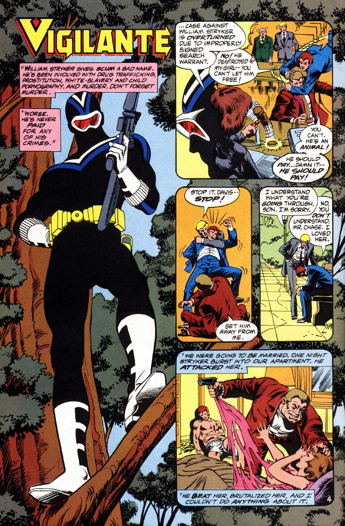 Read online Vigilante (1983) comic -  Issue #3 - 5