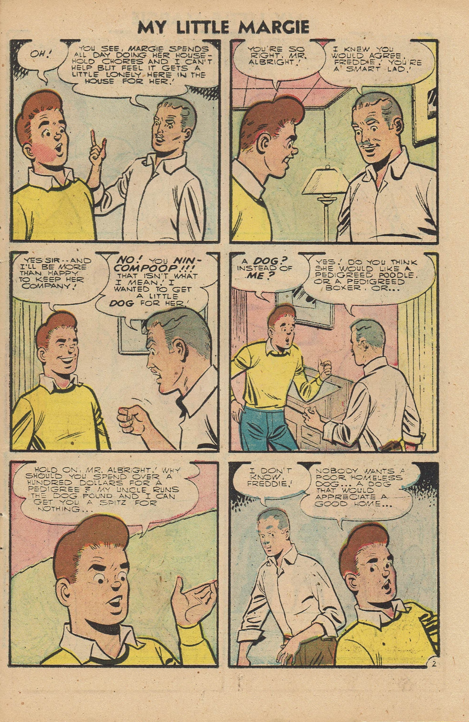 Read online My Little Margie (1954) comic -  Issue #11 - 11