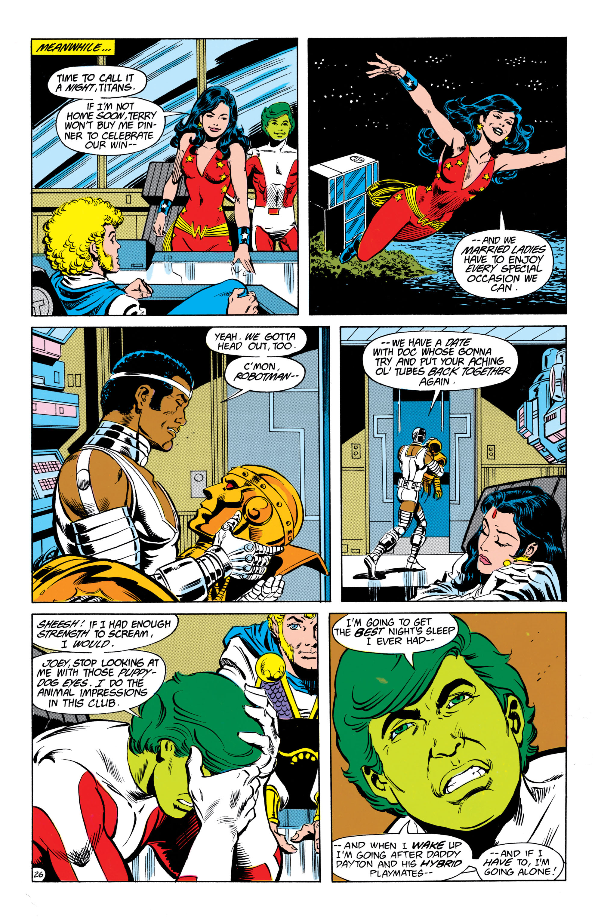 Read online The New Teen Titans (1984) comic -  Issue #31 - 27