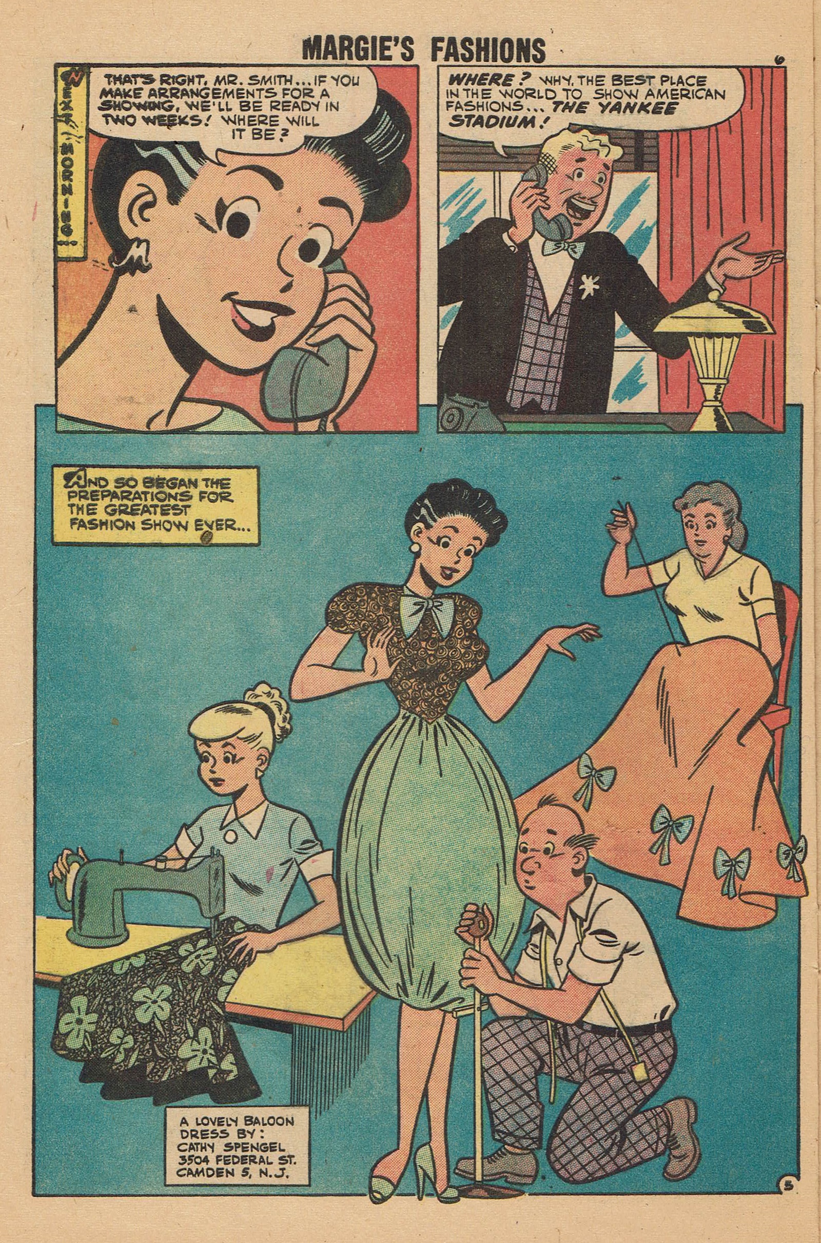 Read online My Little Margie's Fashions comic -  Issue #2 - 8