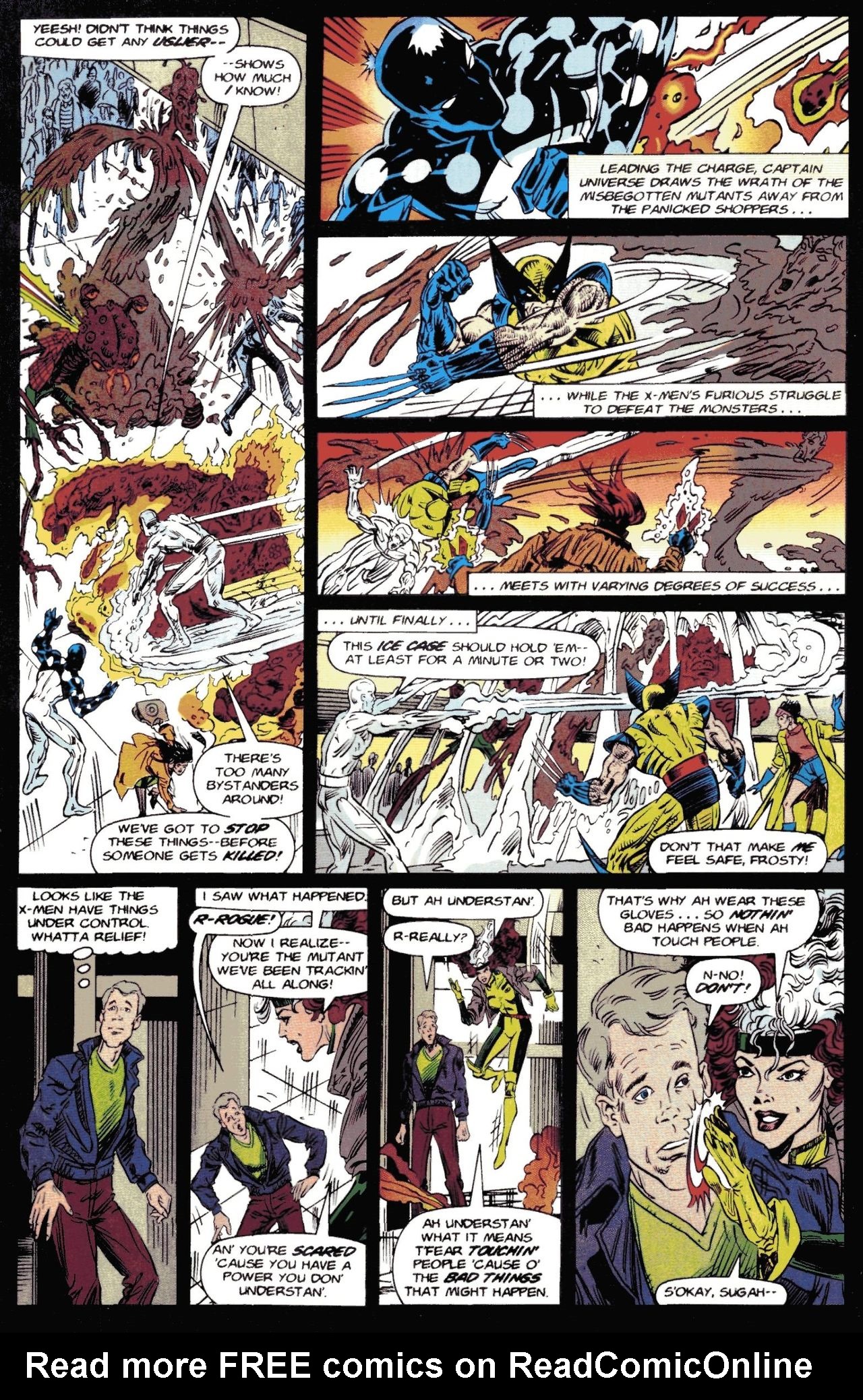 Read online The X-Men And Captain Universe: Sleeping Giants comic -  Issue # Full - 22