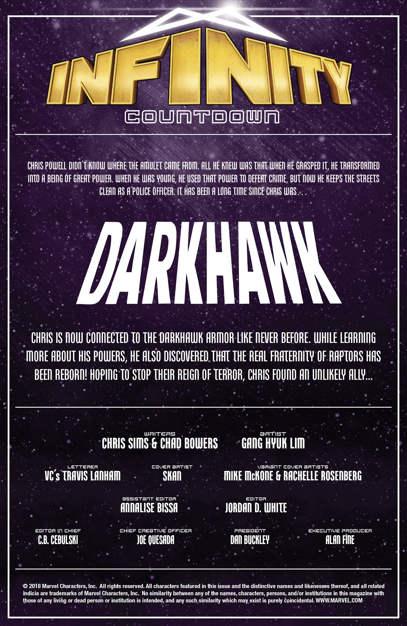 Read online Infinity Countdown: Darkhawk comic -  Issue #2 - 2